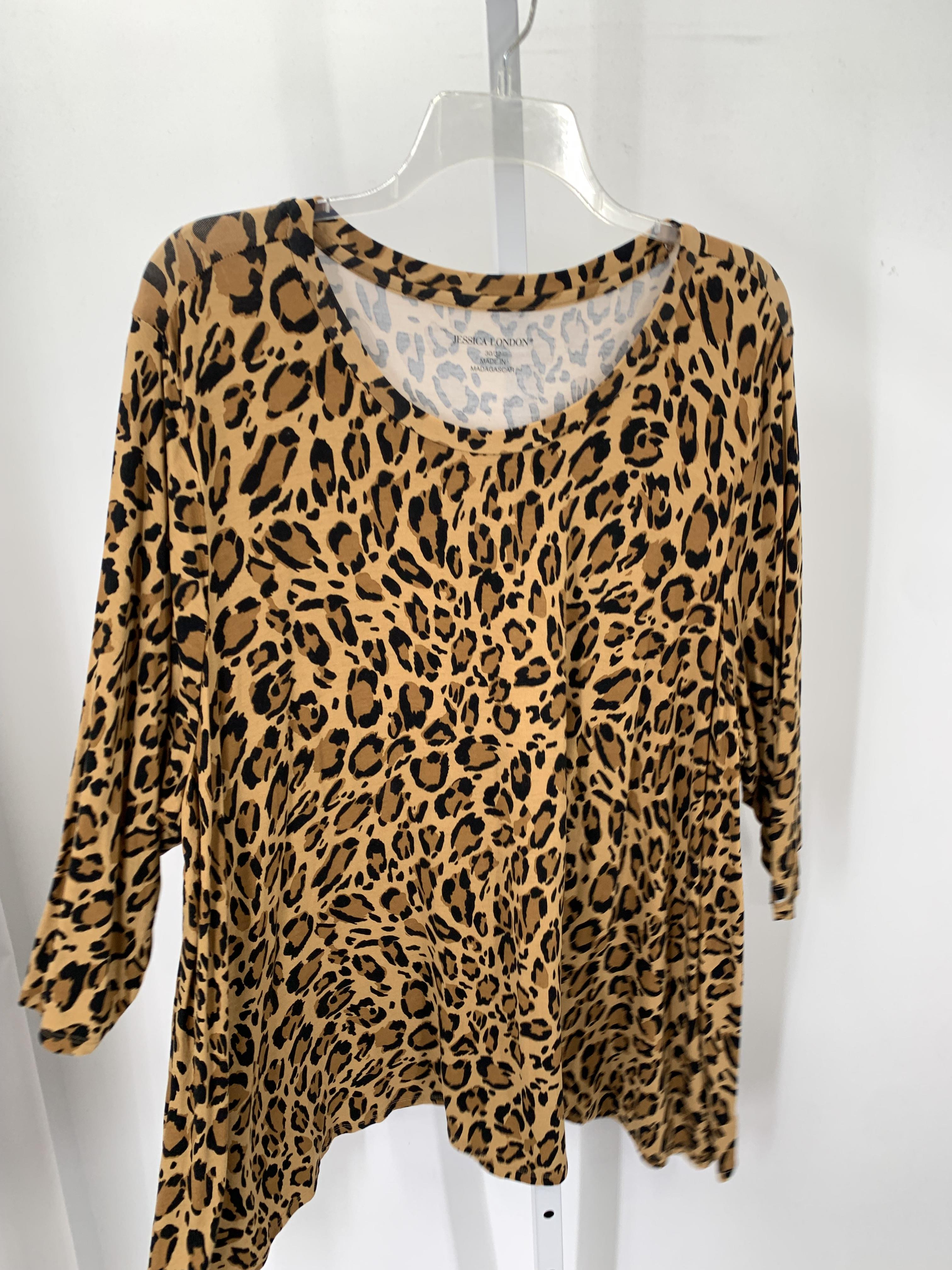 Jessica Leigh Size 30/32 W Womens 3/4 Sleeve Shirt