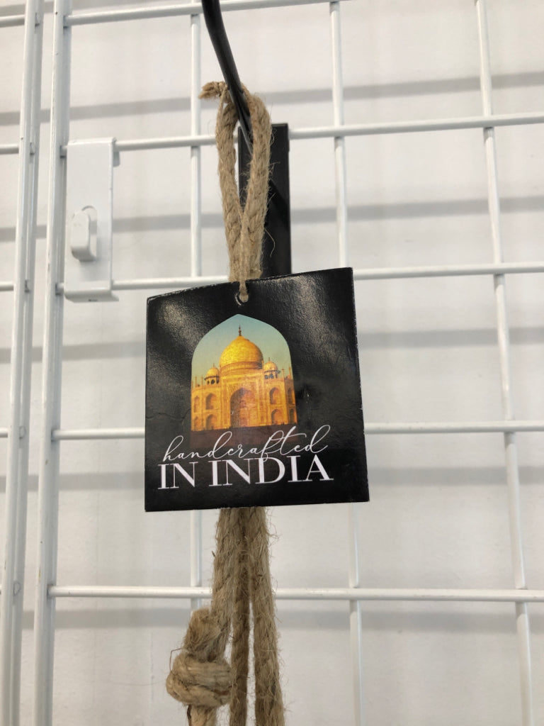NWT RUSTIC FARMHOUSE HANGING BELLS.