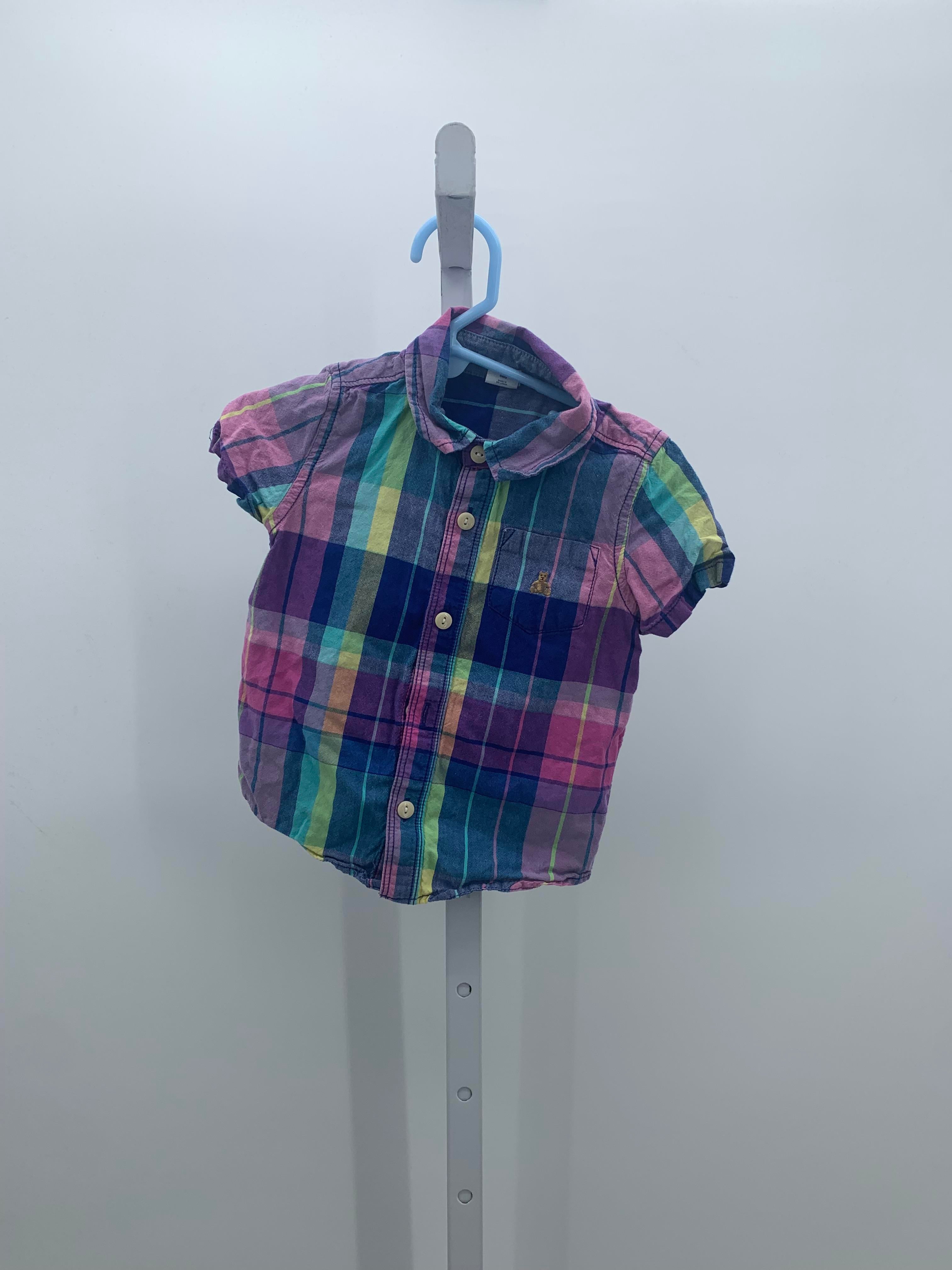 PLAID BTN DOWN