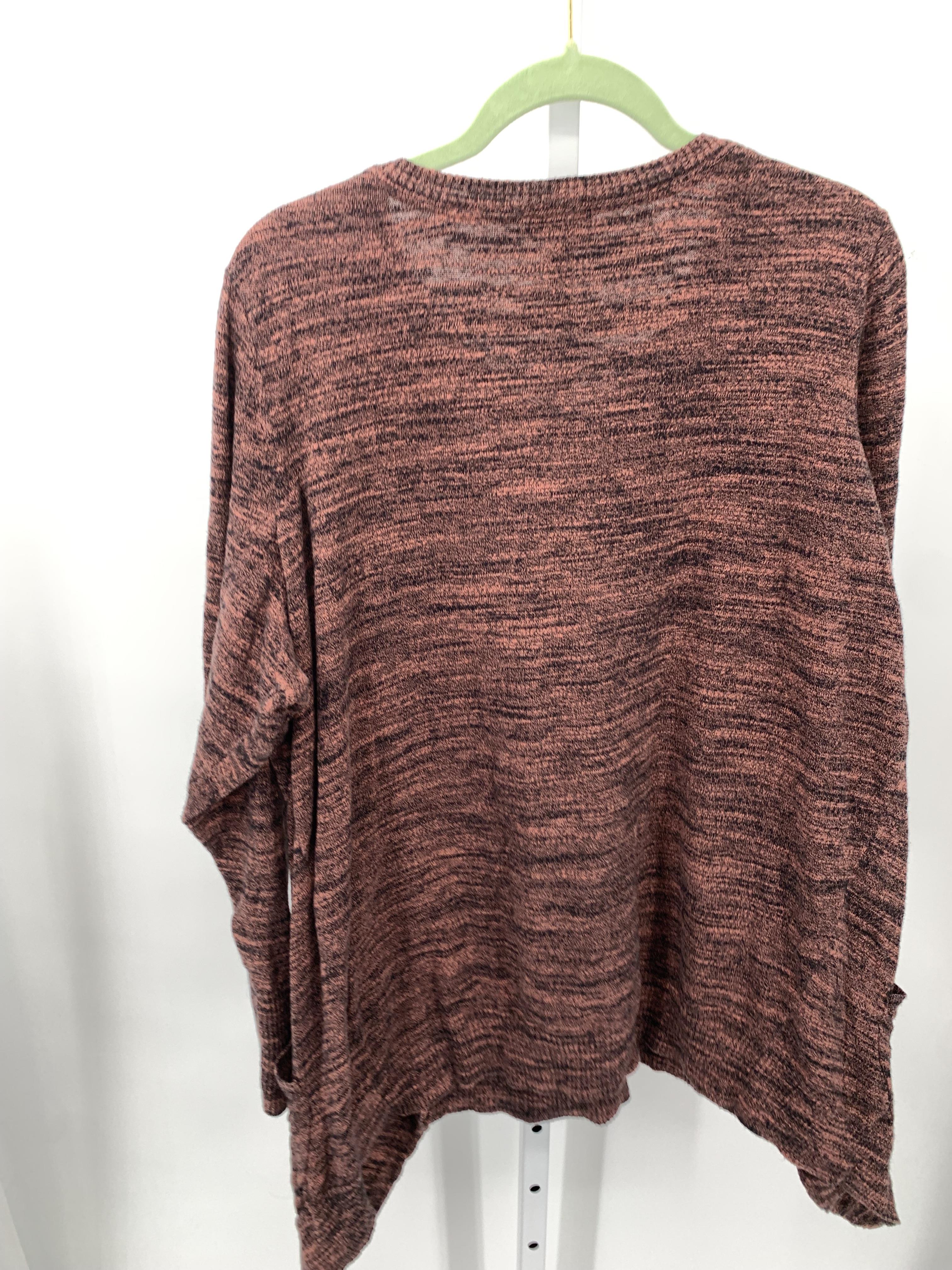 LOGO Size 2X Womens Long Slv Sweater