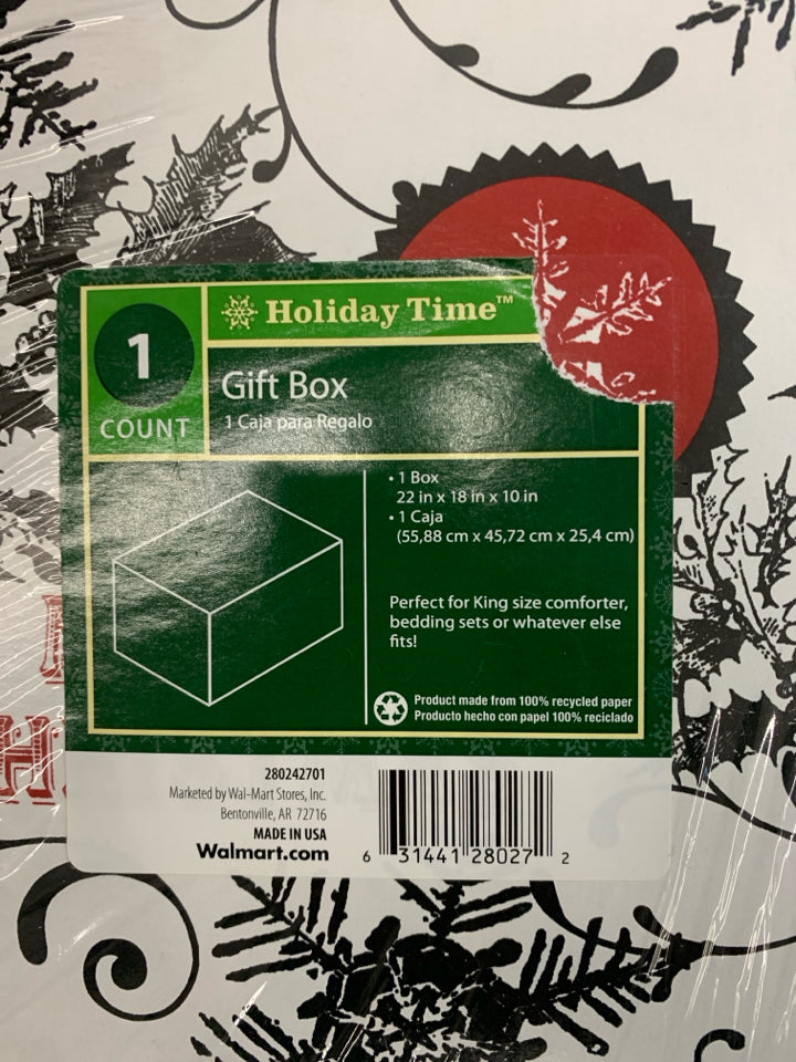 NIB CHRISTMAS GIFT BOX.
