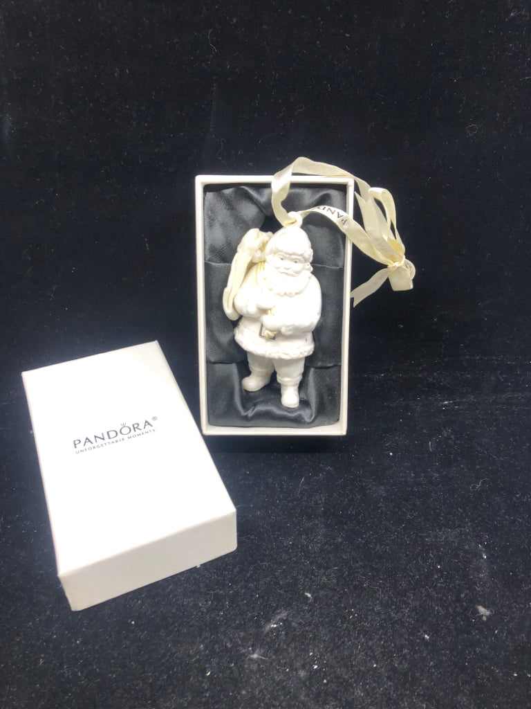 PANDORA SANTA ORNAMENT IN BOX.