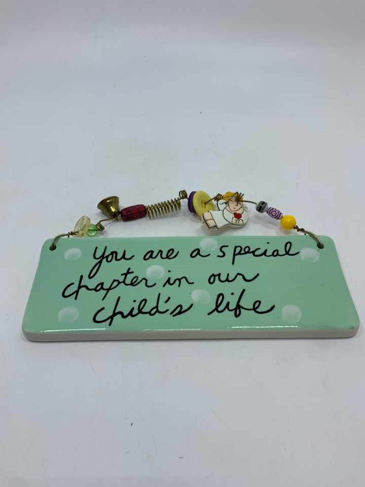 YOU ARE SPECIAL CERAMIC HANGING.