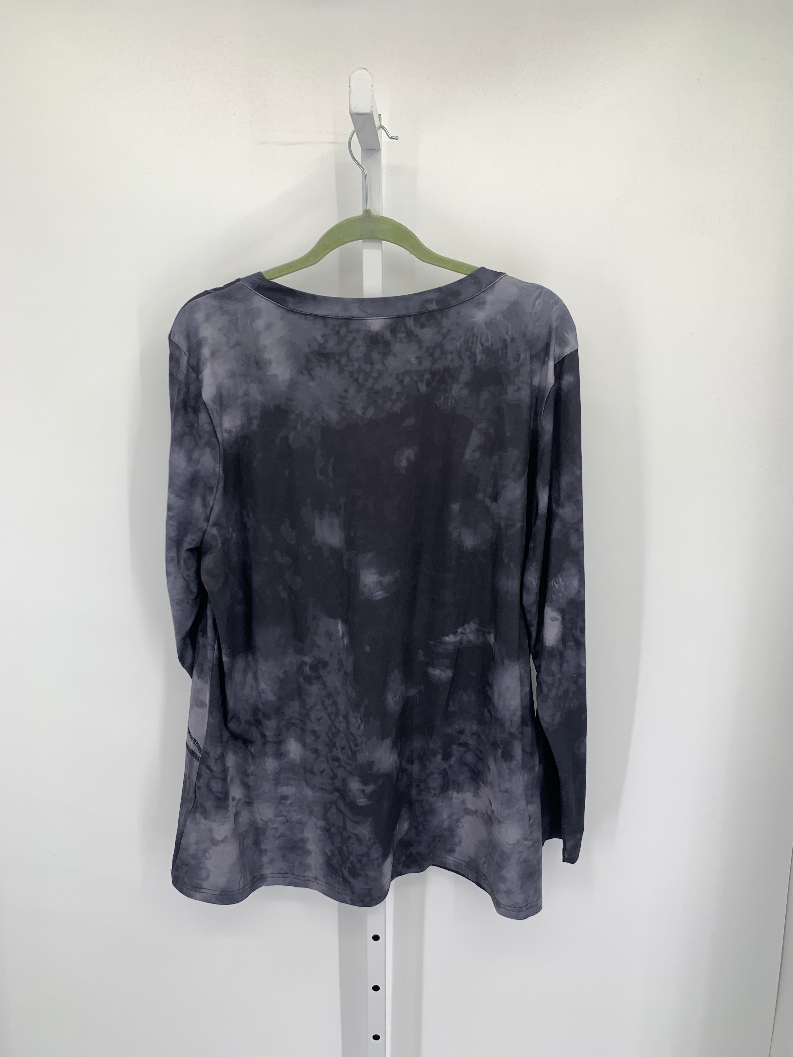 Size 2X Womens Long Sleeve Shirt