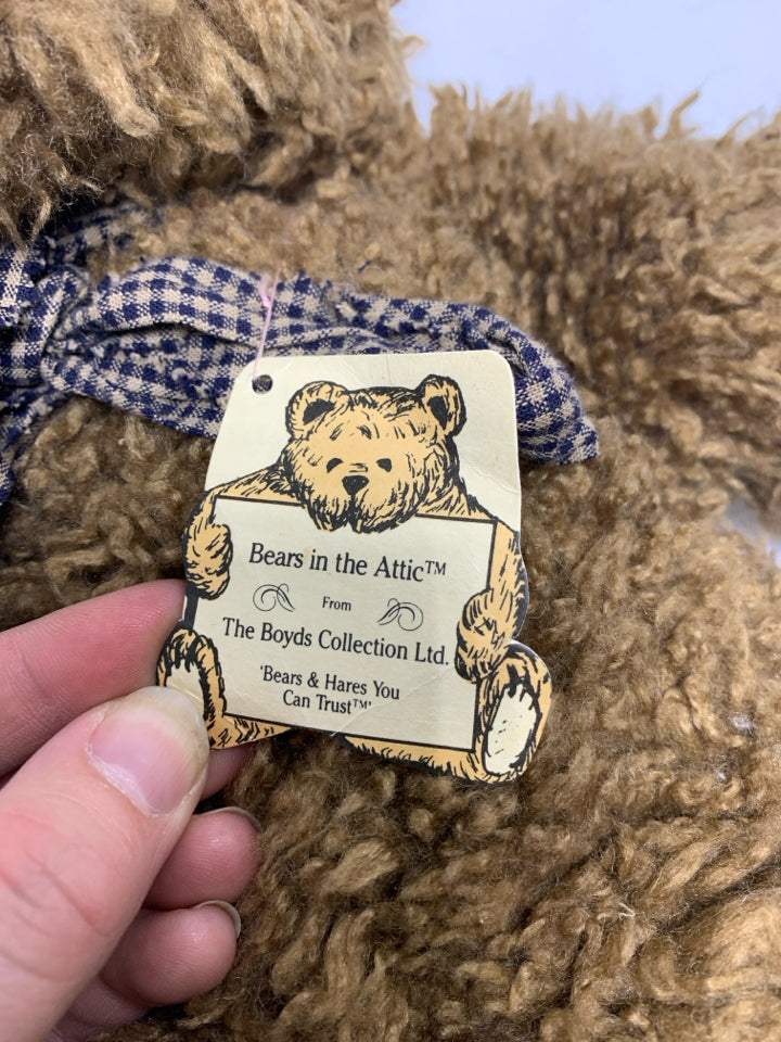 PLAID BOY SHAGGY BOYDS BEAR.