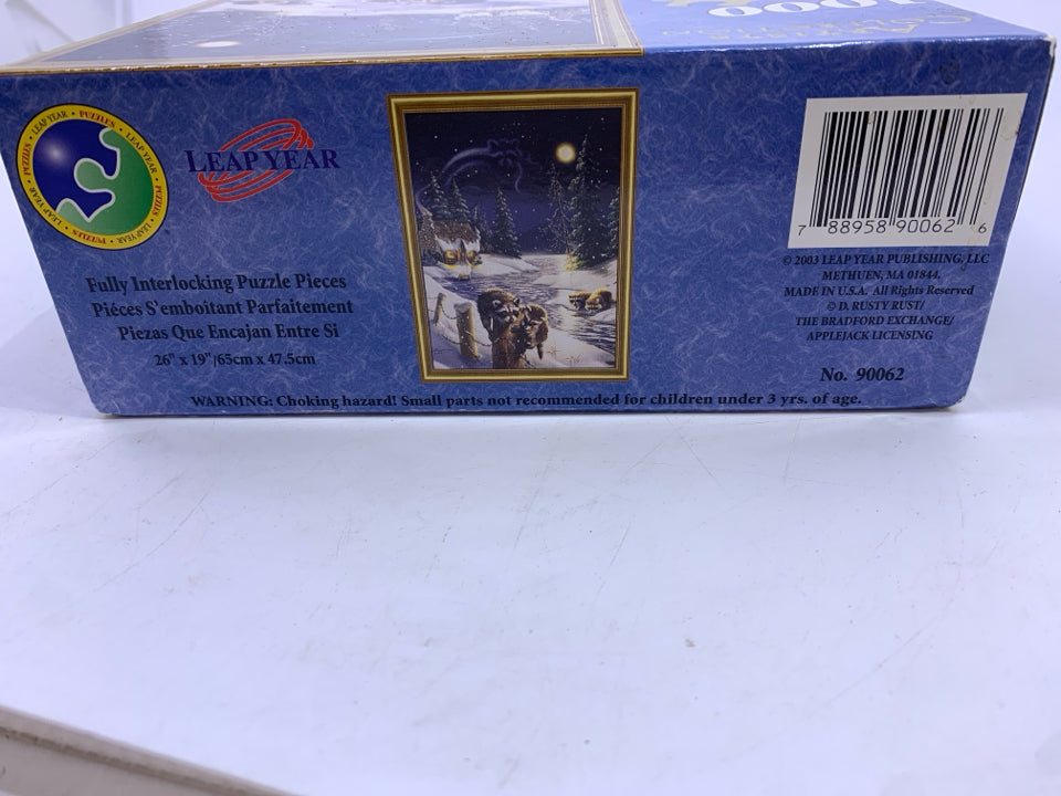 NIB "LOOKING FOR TROUBLE" RACOON PUZZLE.