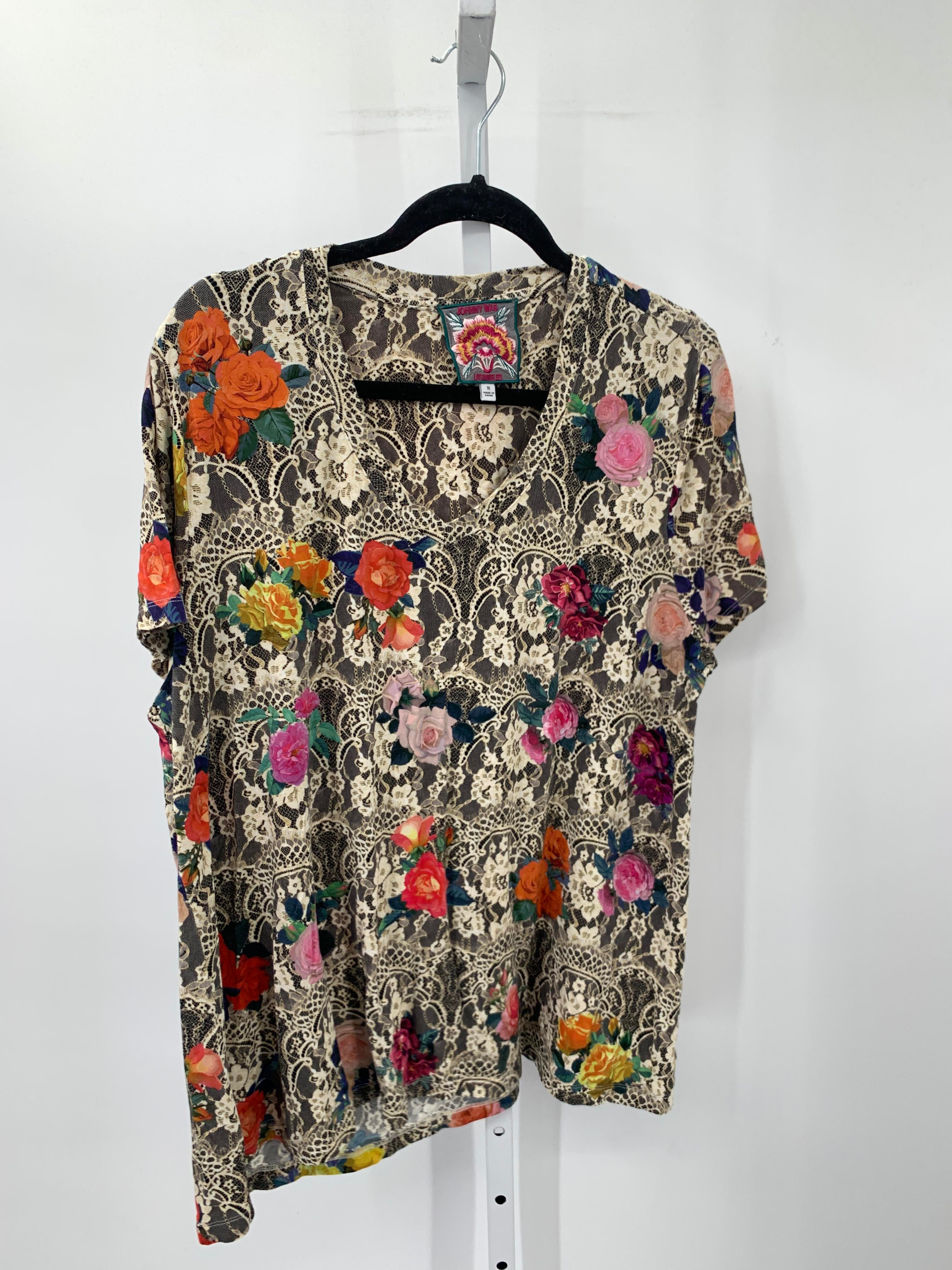 Size 1X Womens Short Sleeve Shirt