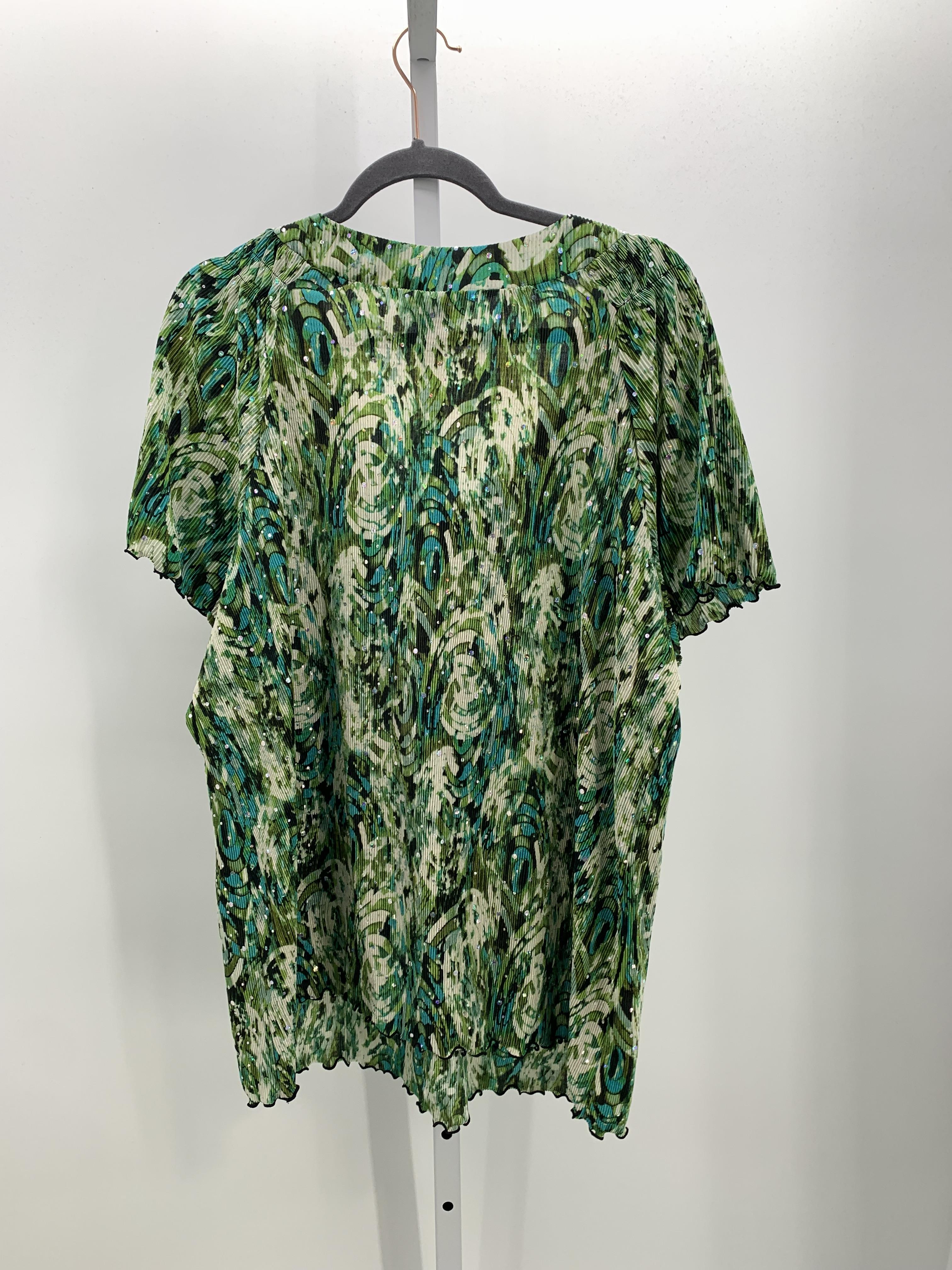 Essentials Size 2X Womens Short Sleeve Shirt