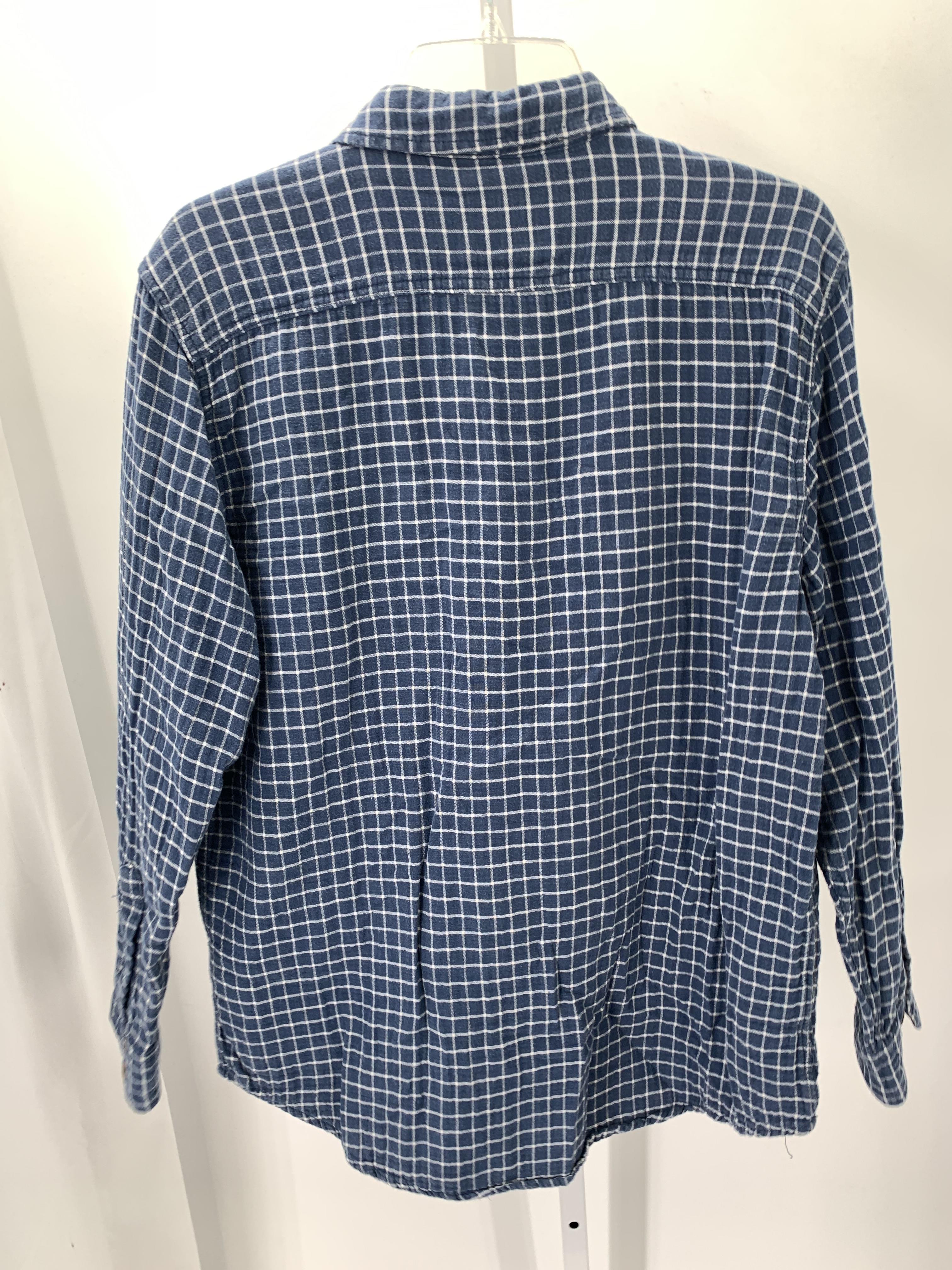 WHITE PLAID BTN DOWN