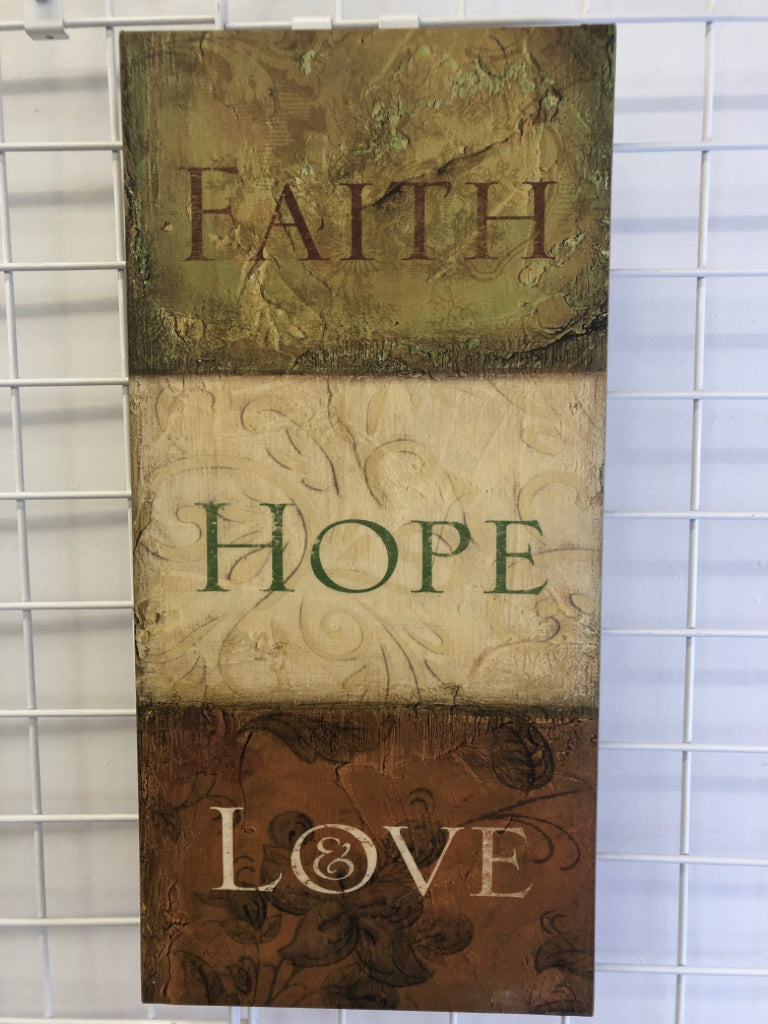 "FAITH" WALL CANVAS.