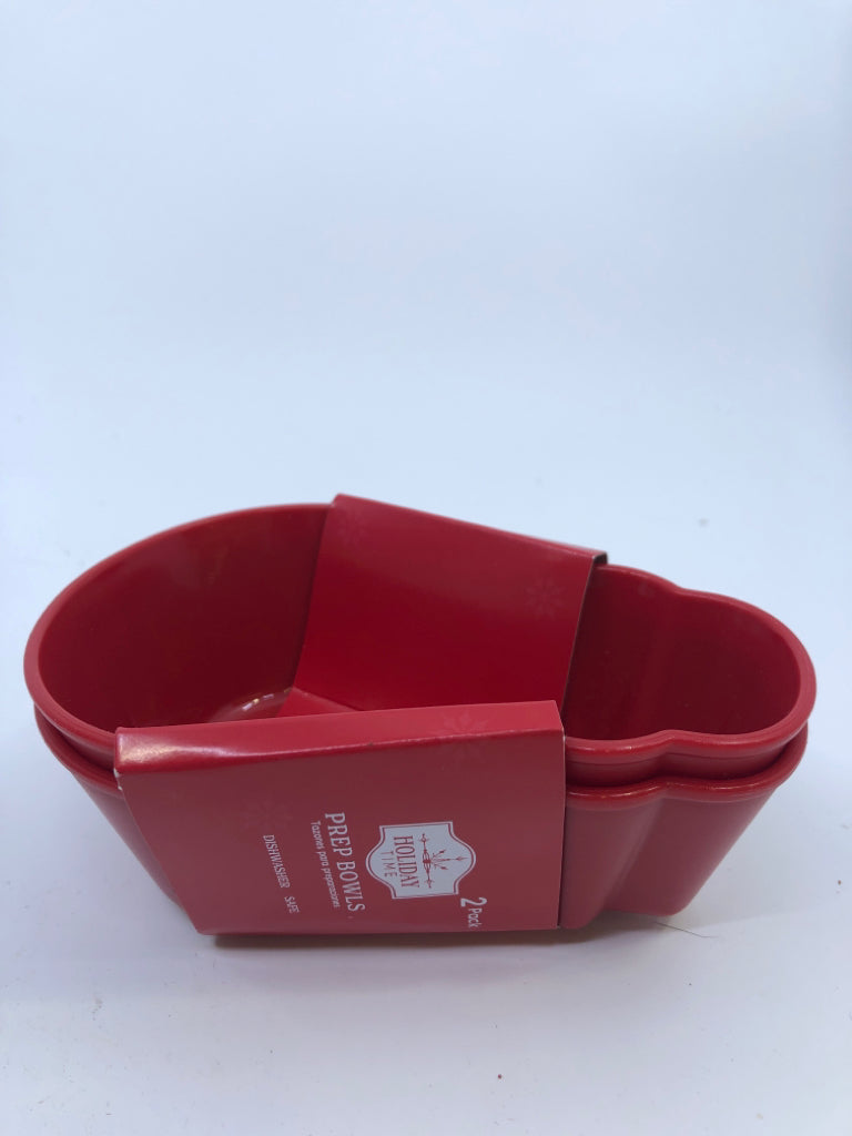 NIP 2PK PREP BOWLS PLASTIC.