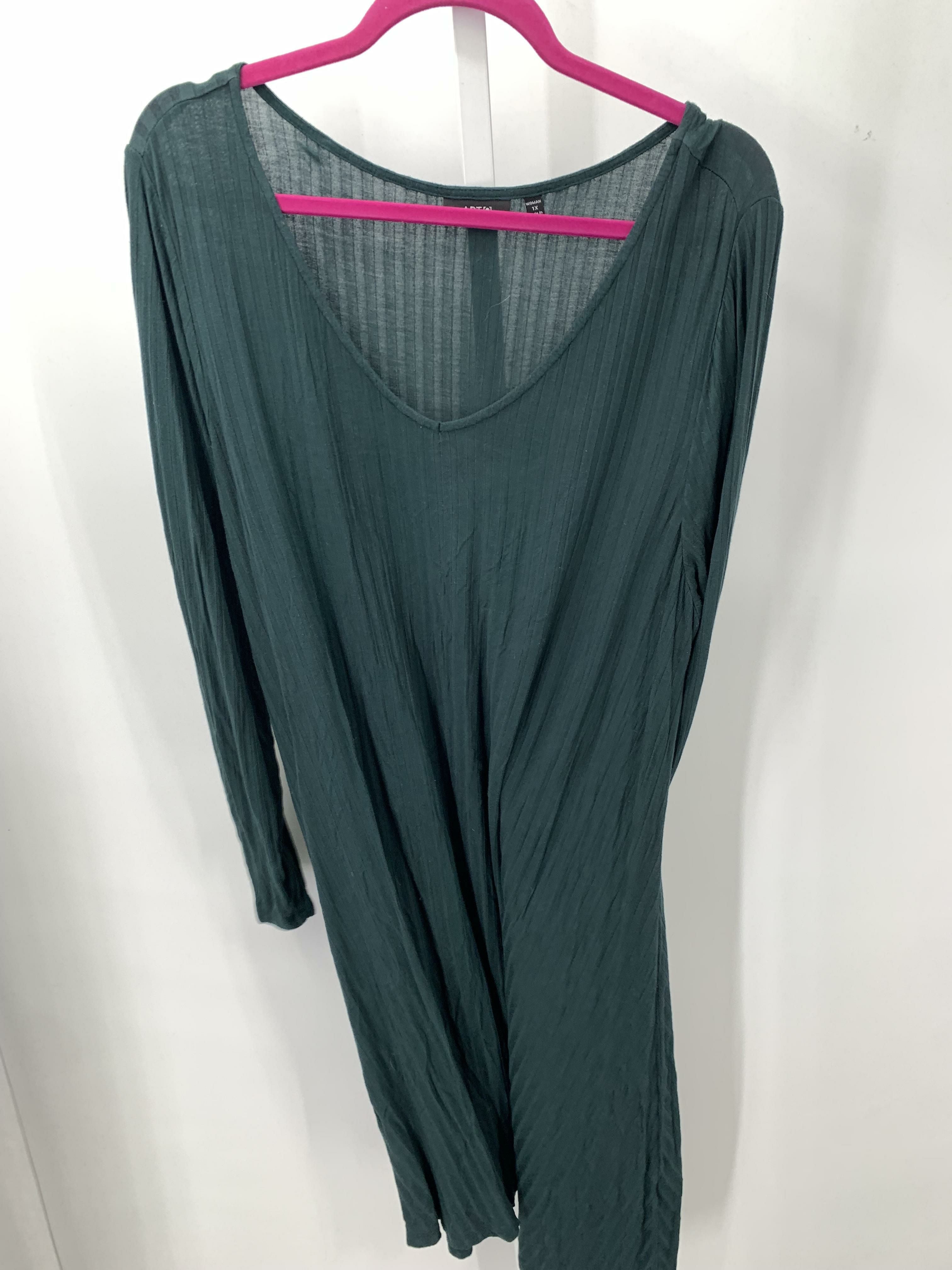 Apt. 9 Size 1X Womens Long Sleeve Dress