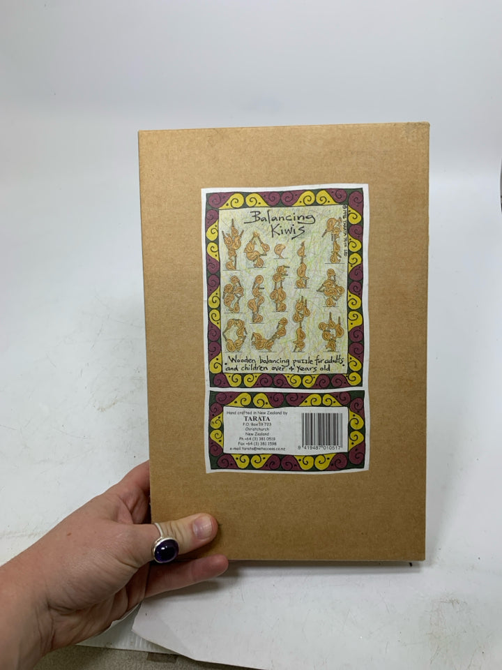 IN BOX BALANCING DUCKS PUZZLE MADE IN NEW ZEALAND.