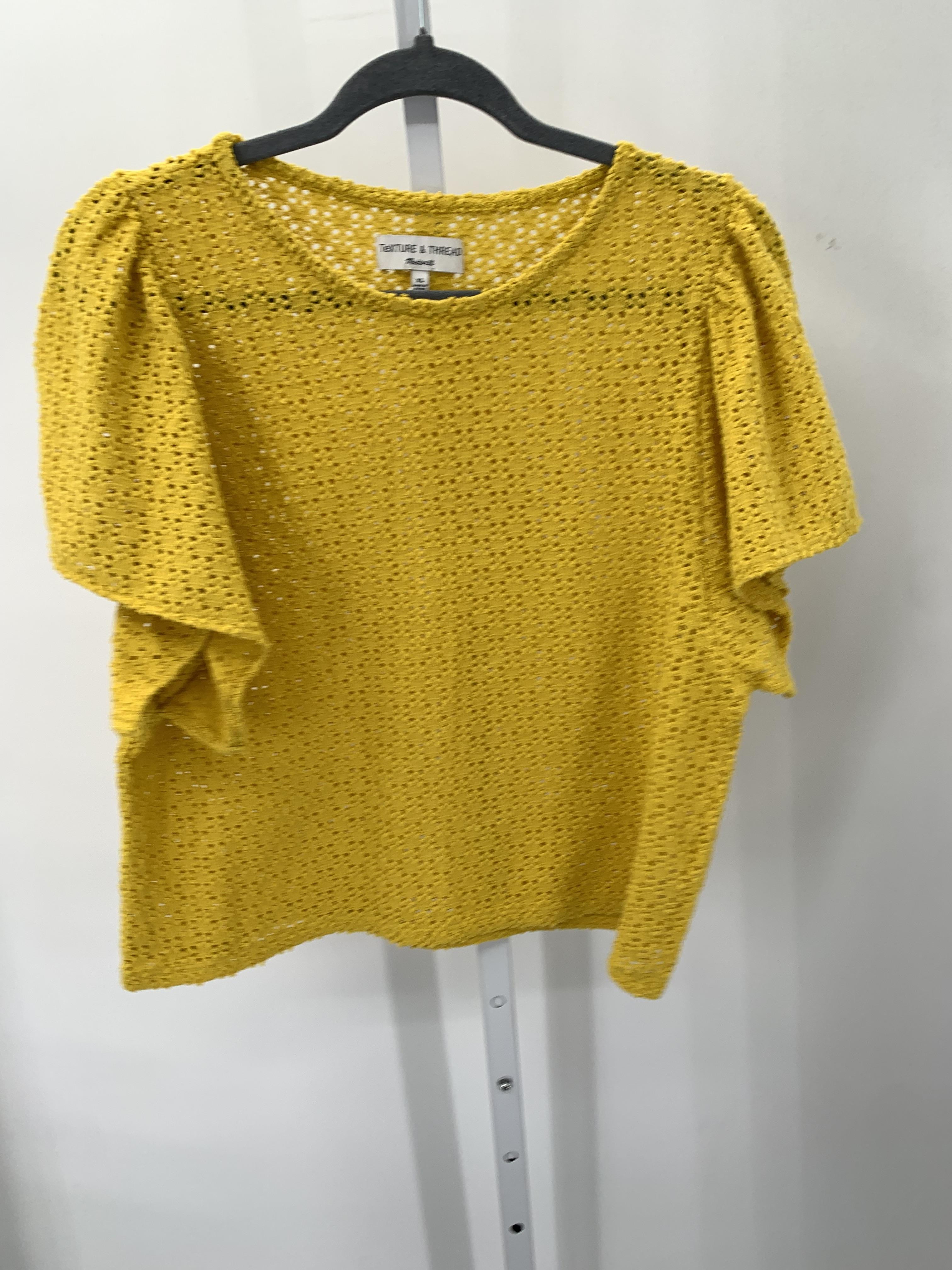 Madewell Size Extra Large Misses Short Sleeve Shirt