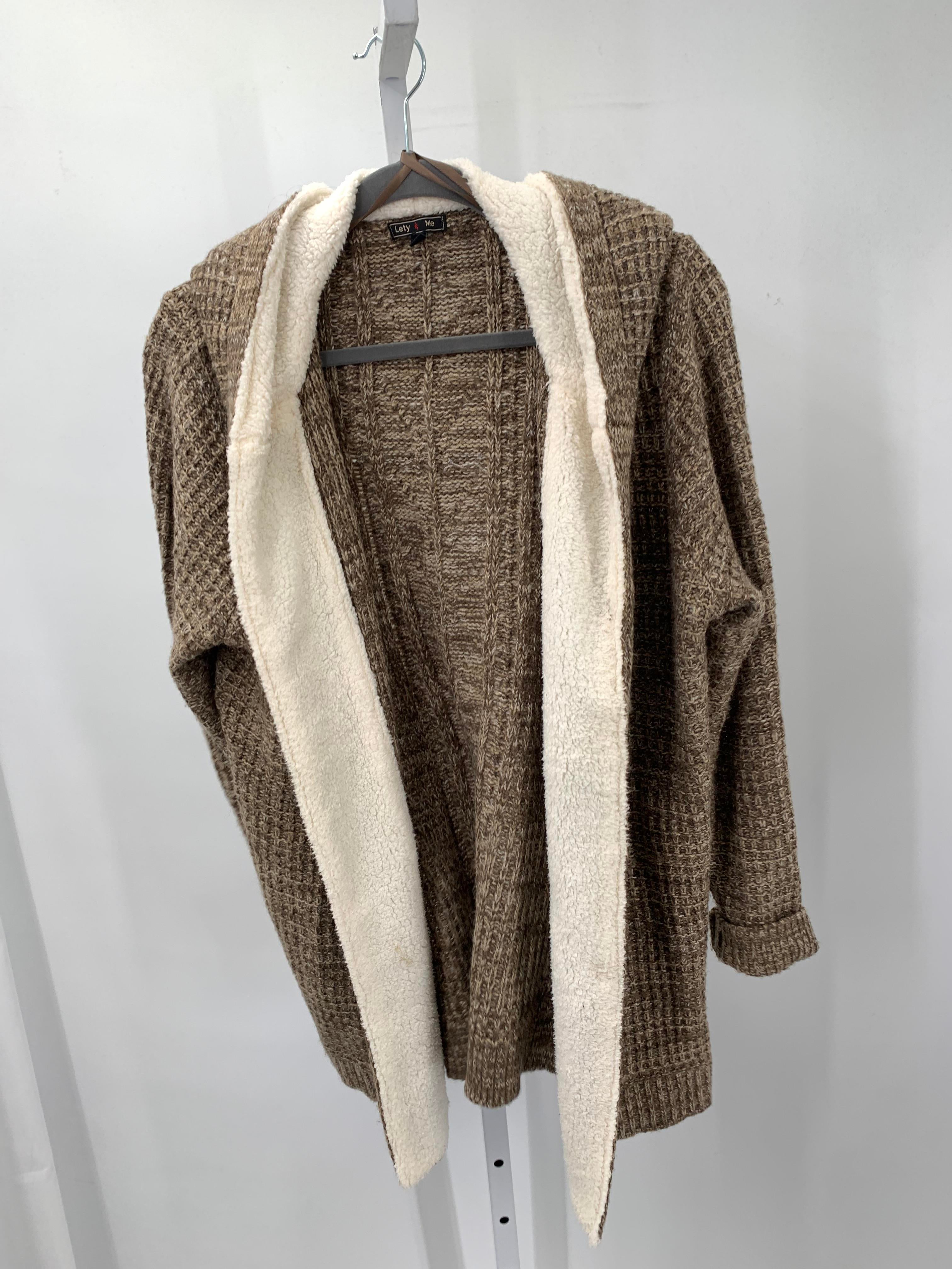 Lety & Me Size Large Misses Cardigan