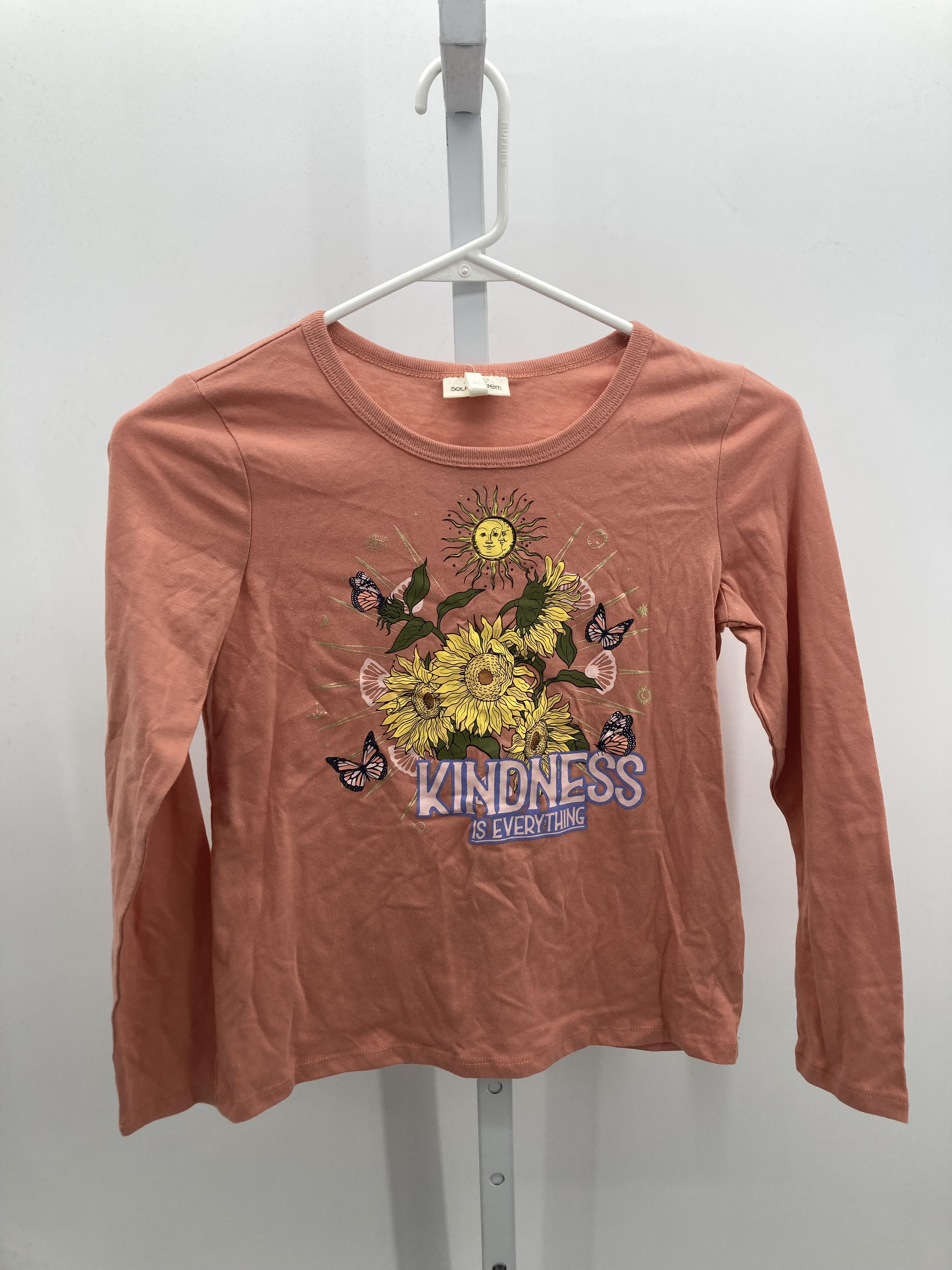 Self Esteem Size 8-10 Girls Long Sleeve Shirt