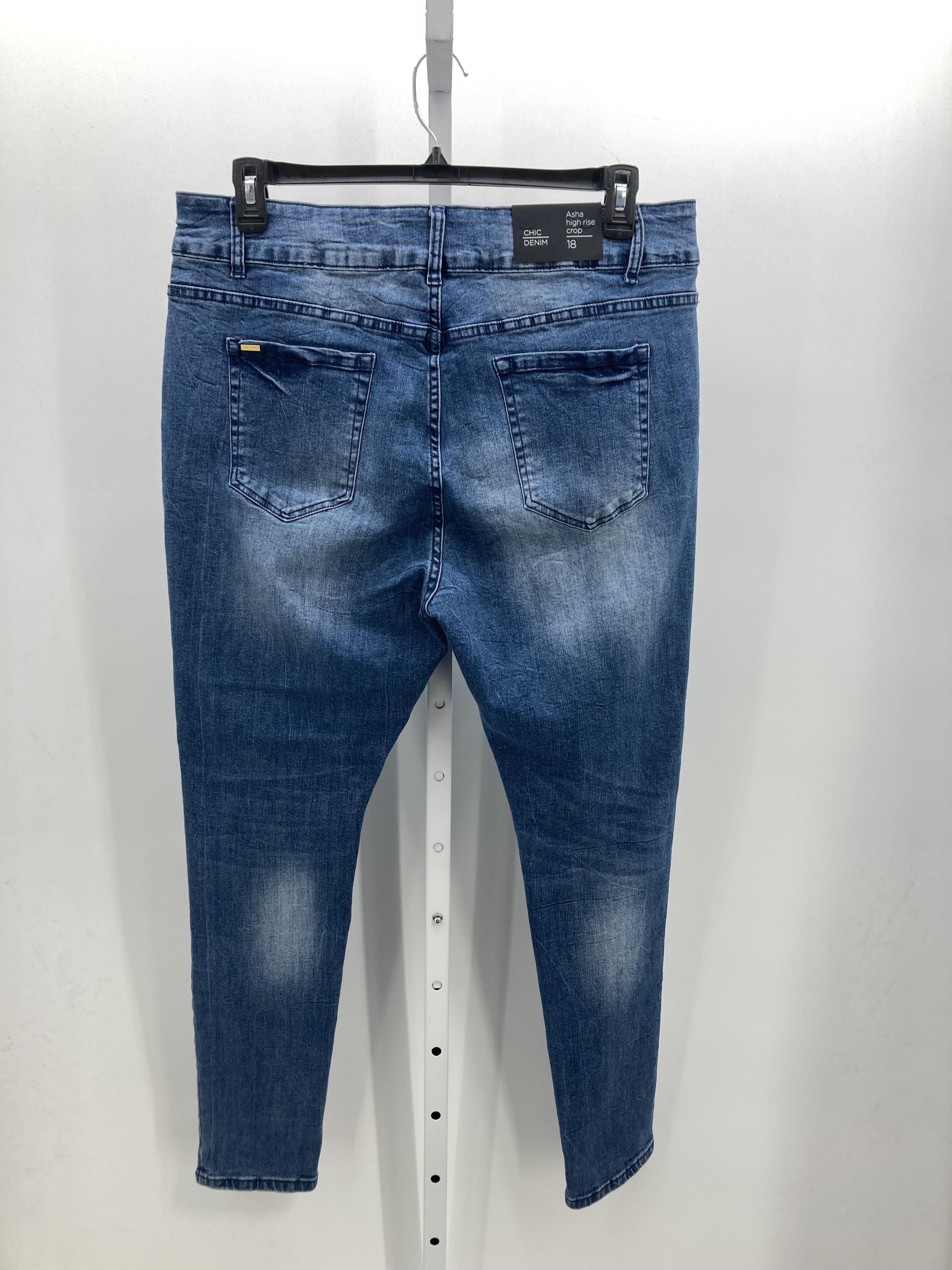 Size 18 Misses Cropped Jeans
