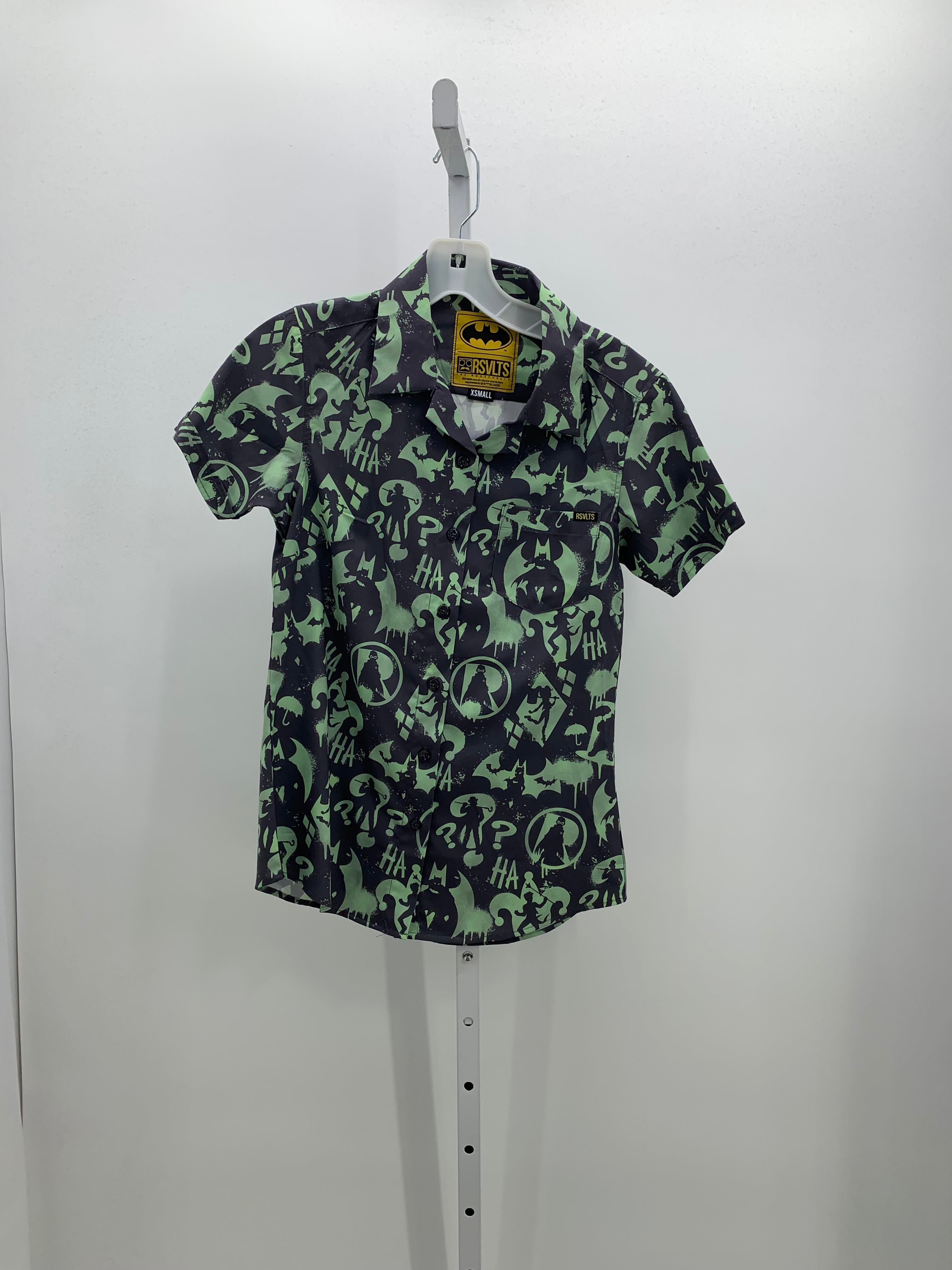 RSLVTS Size Small Young Men's Short Sleeve Shirt