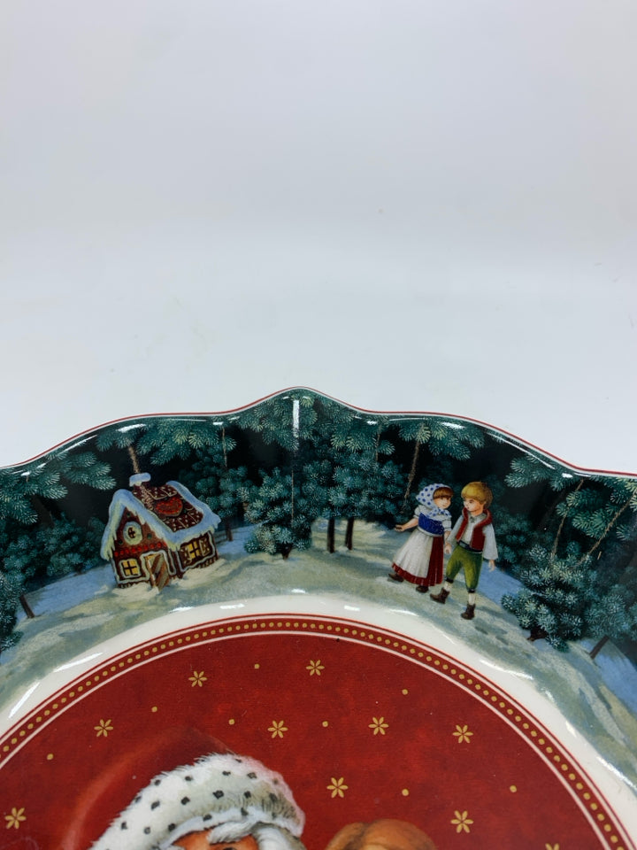 CHRISTMAS SERVING BOWL- VILLEROY & BOCH- TOY'S FANTASY.