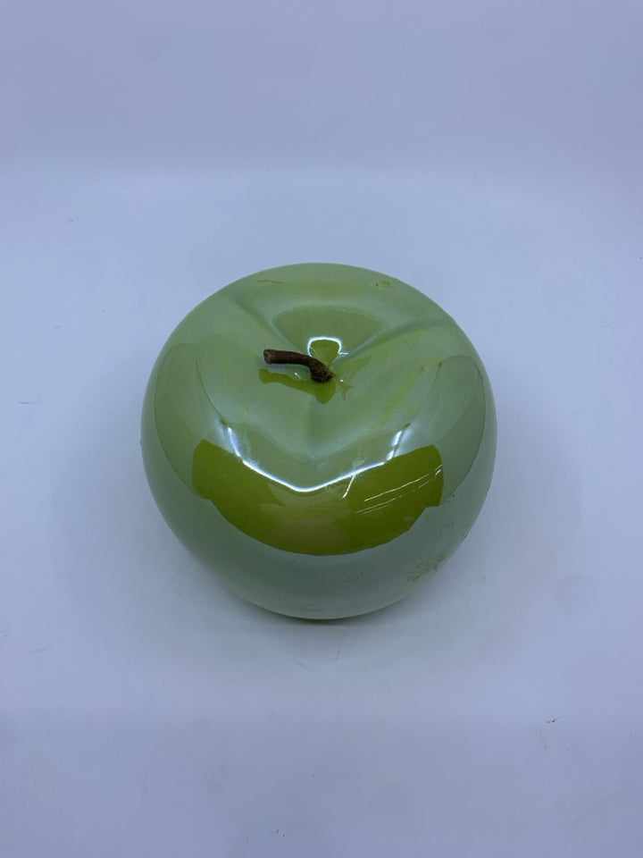 CERAMIC GREEN SHINE APPLE.