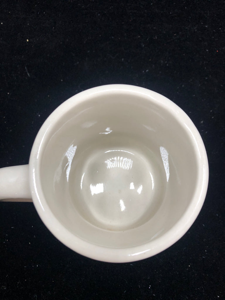 BEIGE MUG "TRY OUR COFFEE".