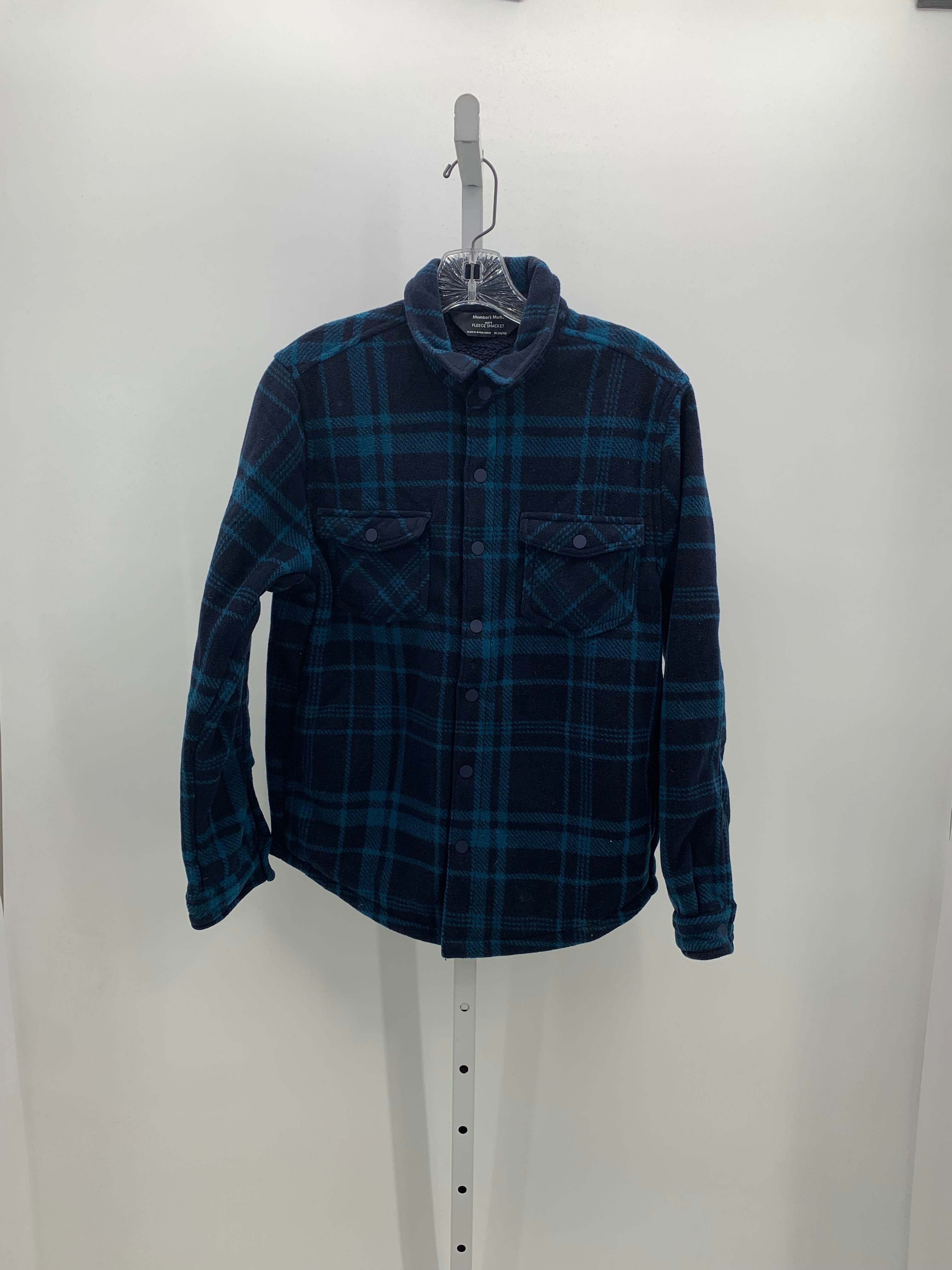 FLEECE PLAID SHACKET