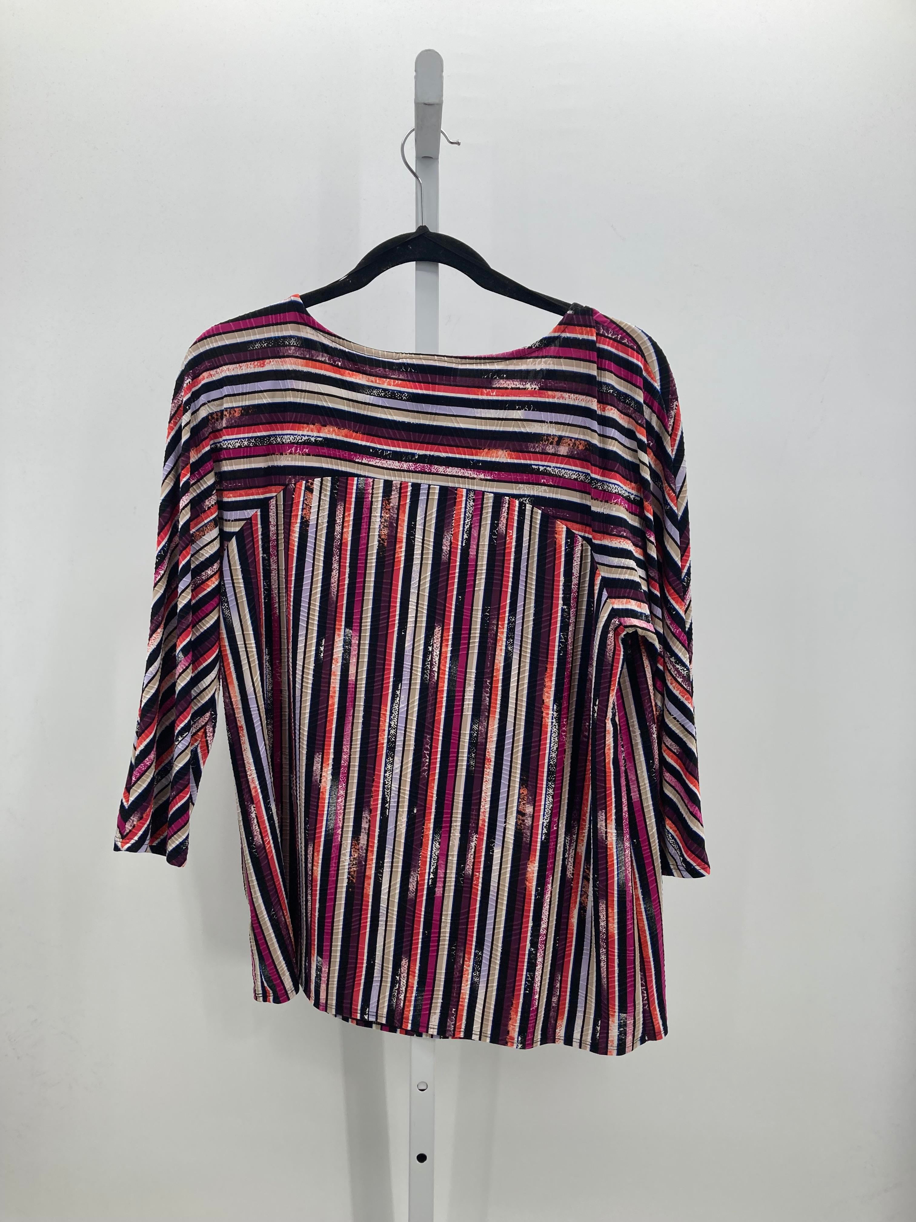 Dana Buchman Size Large Misses 3/4 Sleeve Shirt