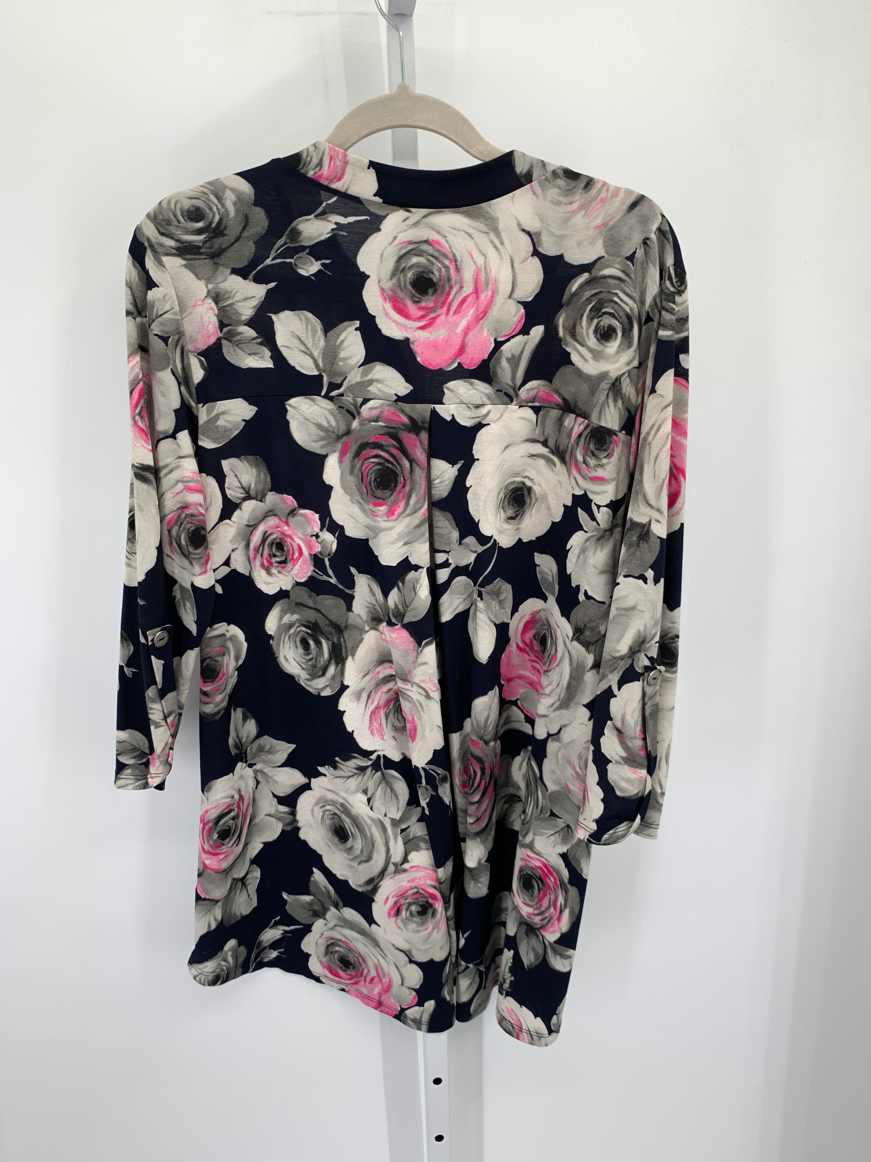 Size Extra Large Misses 3/4 Sleeve Shirt