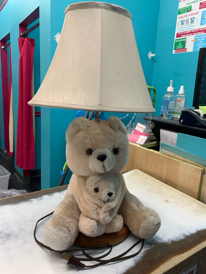 Lamp Teddy Bear Plush Soft Lamp Children Decor