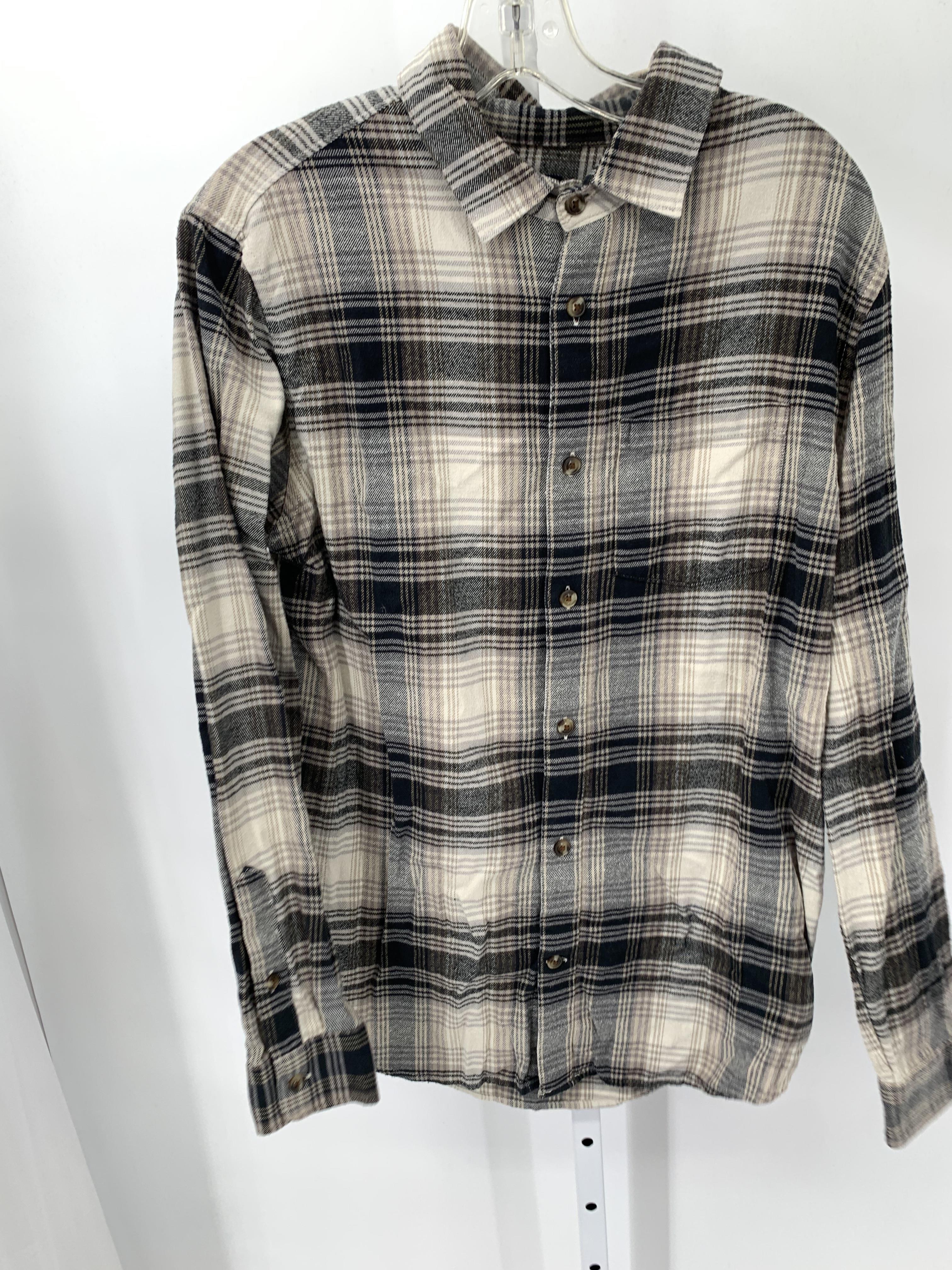 PLAID BTN DOWN