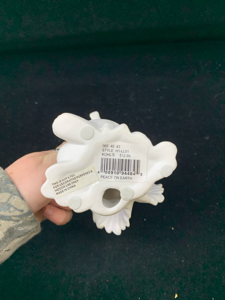 CERAMIC ANGEL W BIRD.