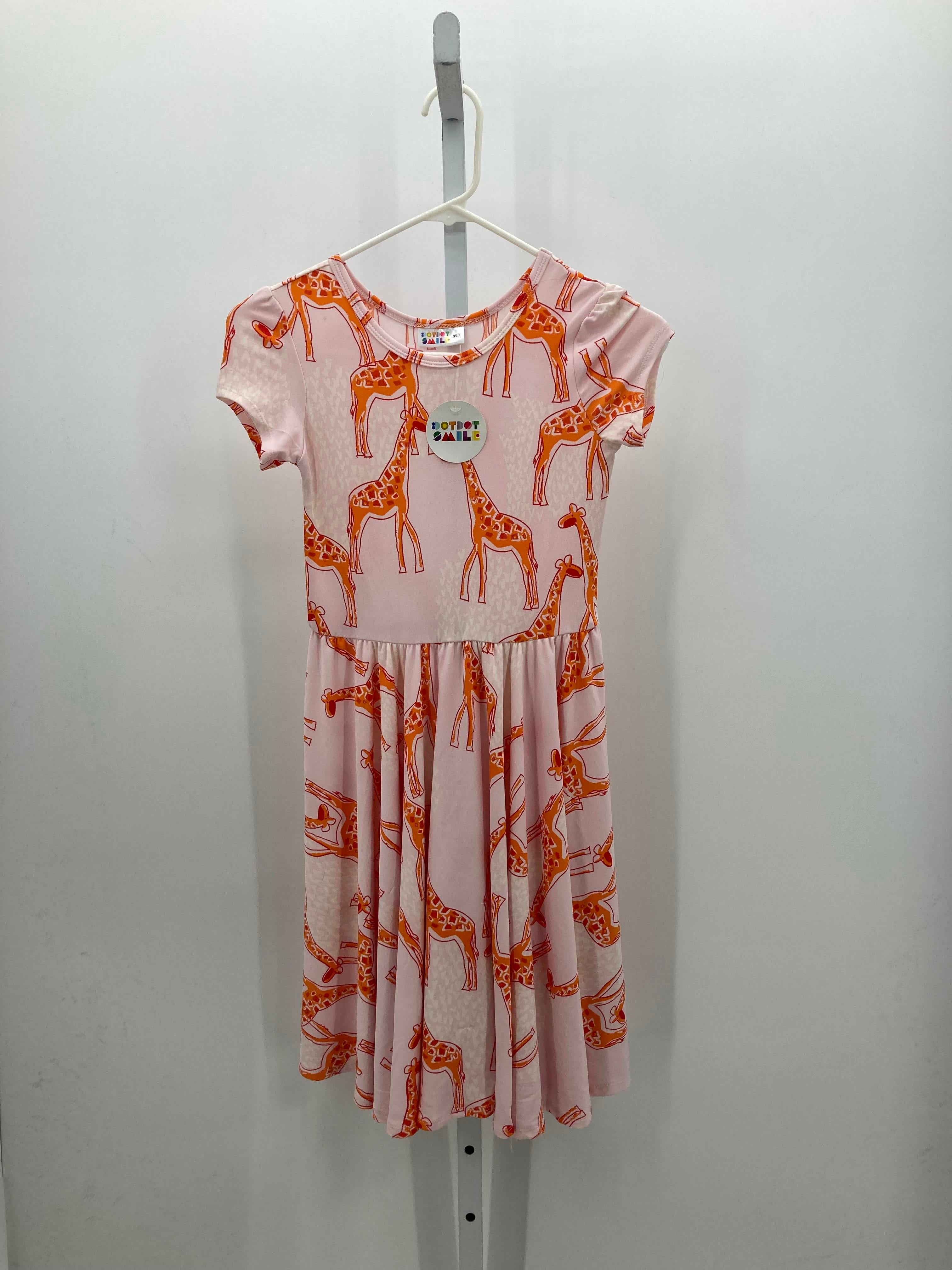 Size 8-10 Girls Short Sleeve Dress