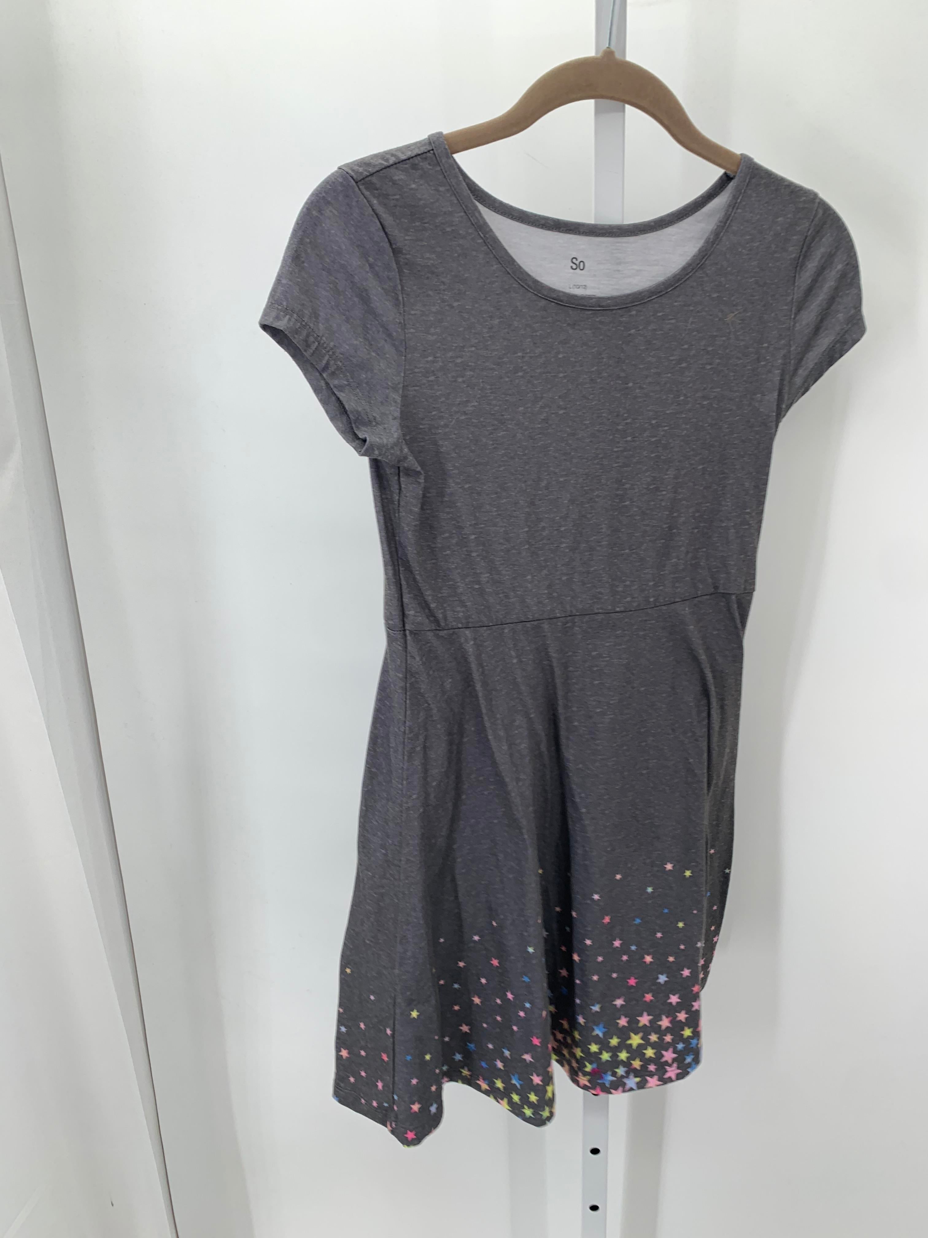 SO Size 10-12 Girls Short Sleeve Dress