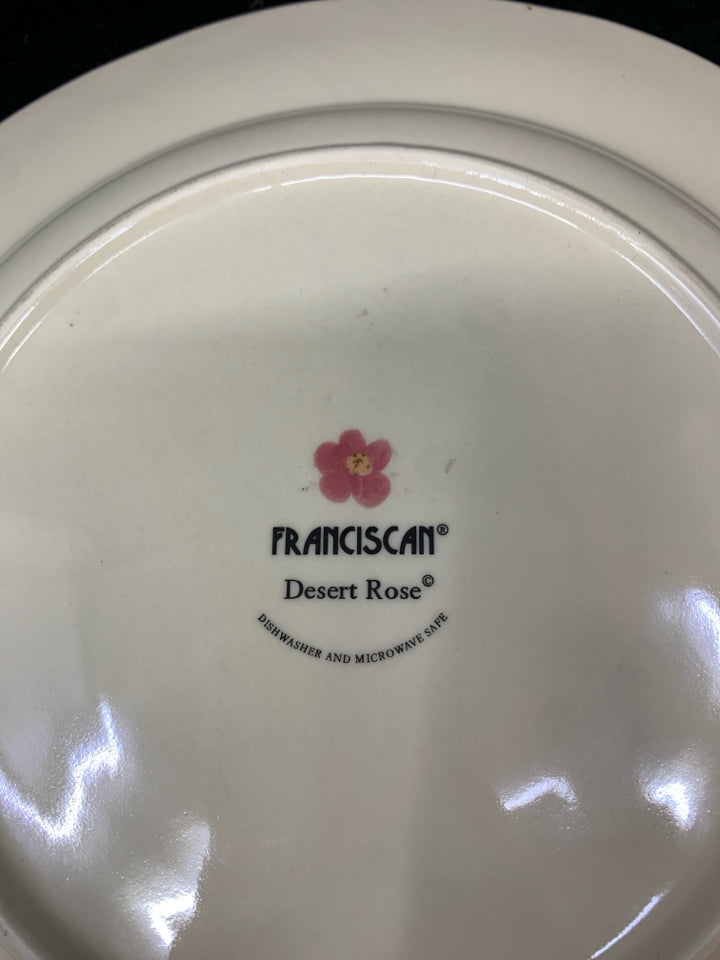 PINK FLORAL GIVING PLATE.