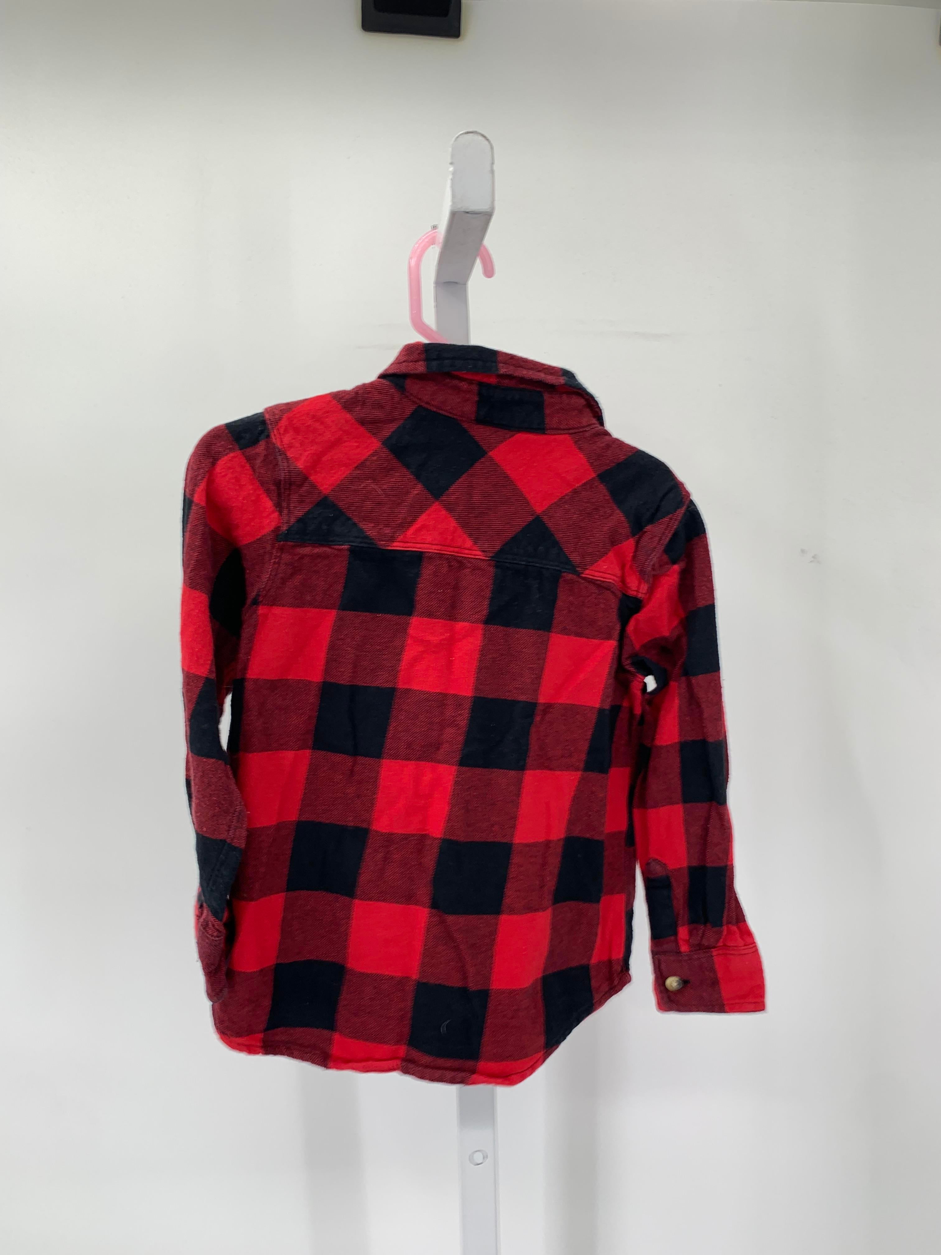 BLACK PLAID BTN DOWN