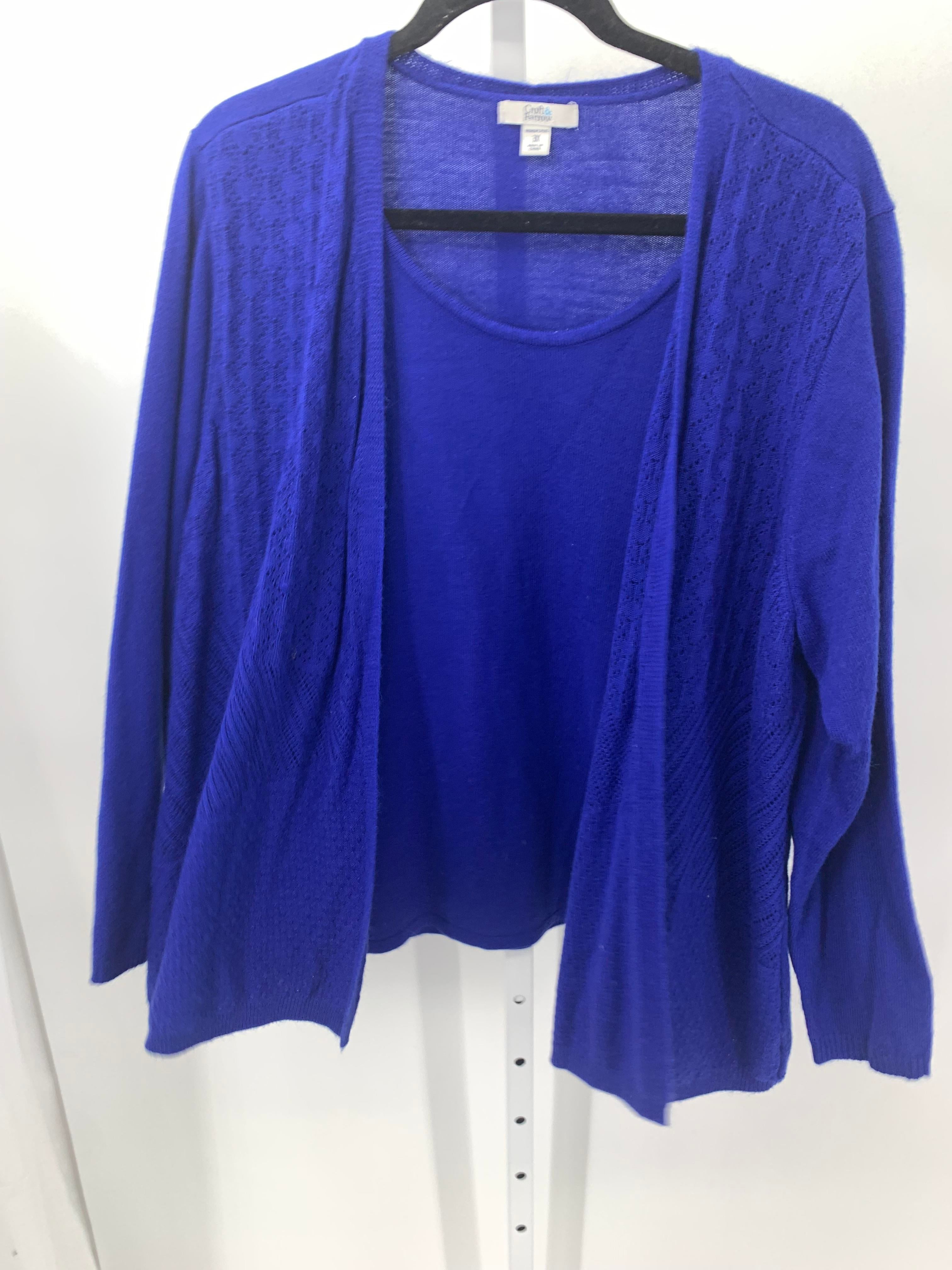 Croft & Barrow Size 3 Misses Long Slv Sweater
