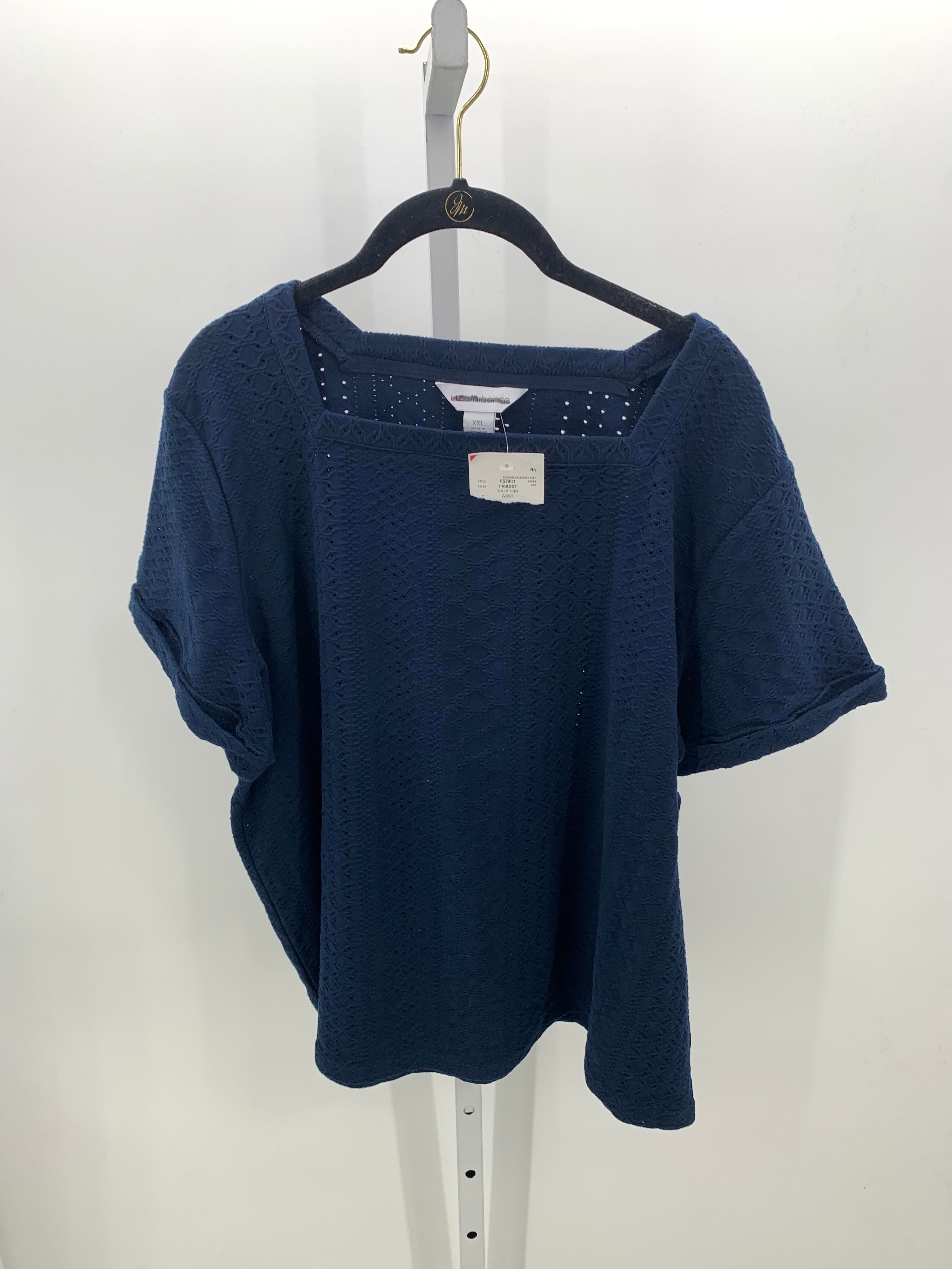 Liz Claiborne Size XXL Misses Short Sleeve Shirt