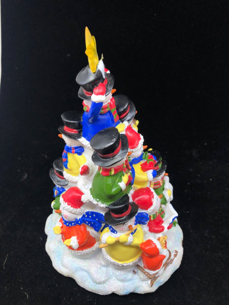 LIGHT UP SNOWMAN CHRISTMAS TREE.