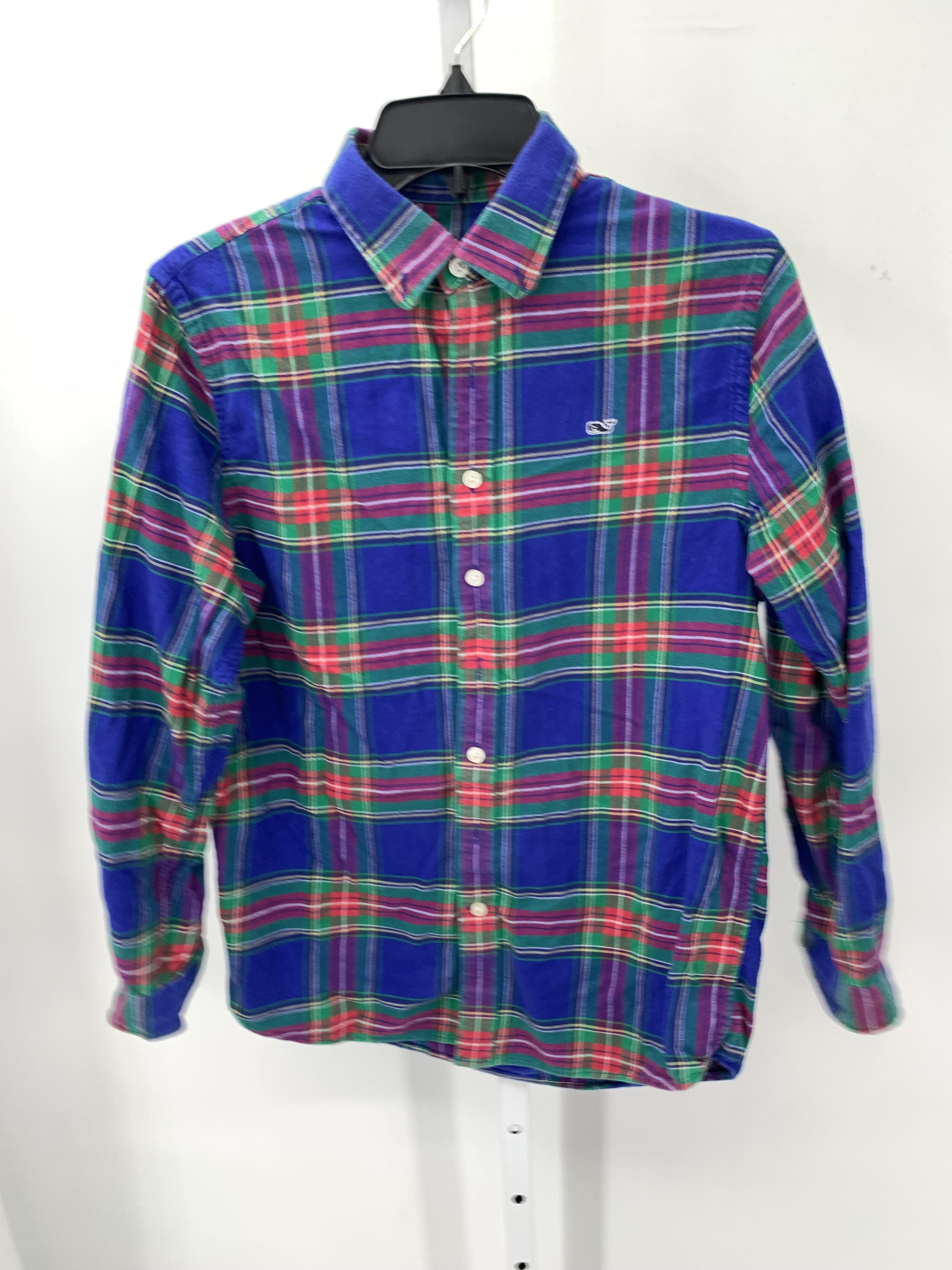 PLAID BTN DOWN