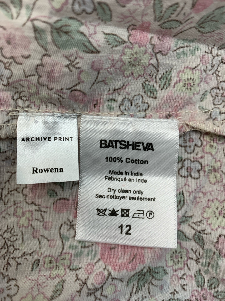 Laura Ashley Size 12 Misses Short Sleeve Dress