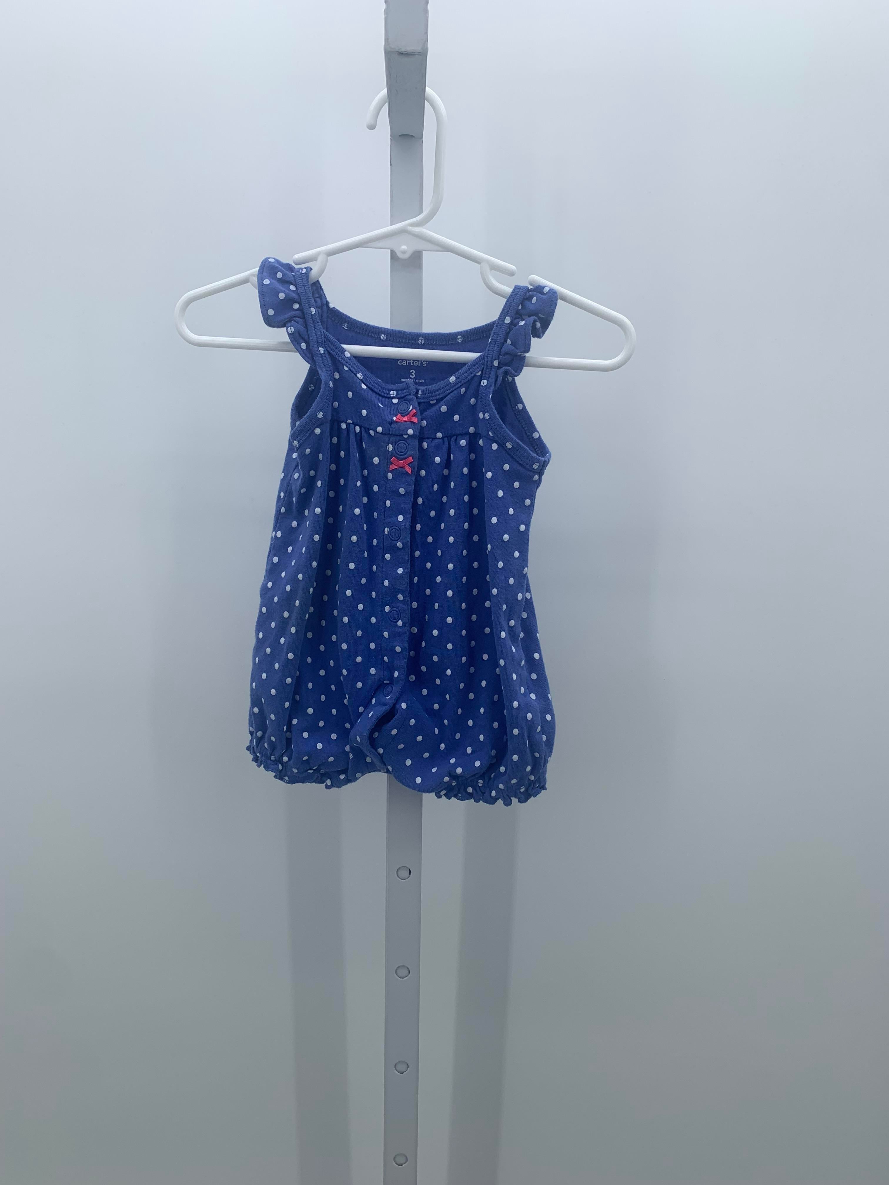 Carters Size 3 Months Girls Sleeveless Romper