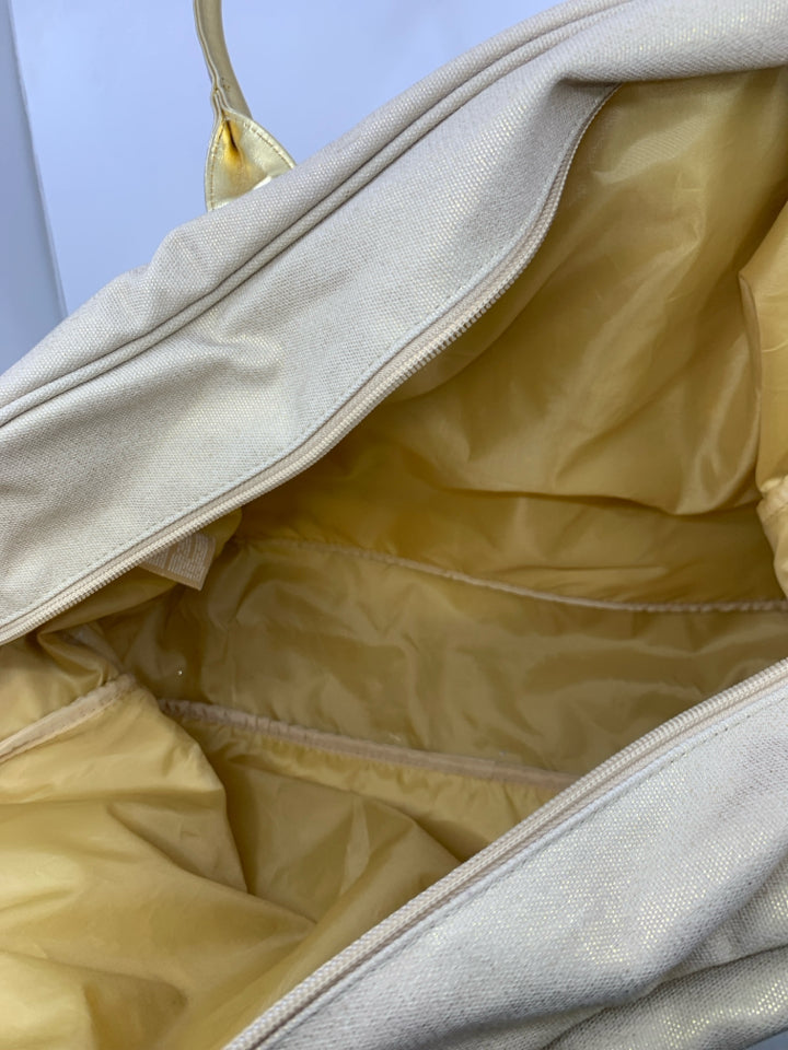 Michael Kors Gold Shimmer Weekender Bag *Minor Marks/Wear