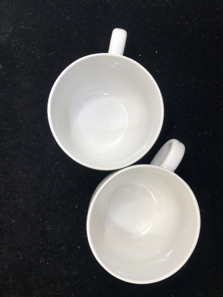 2 LARGE MINNIE MOUSE SKETCH MUGS.