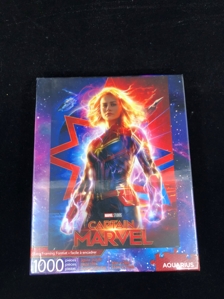 NIB CAPTAIN MARVEL PUZZLE.