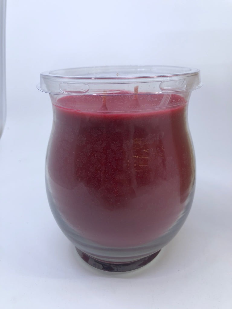 NIB CANDLE GRANDE JAR CINNAMON CIDER LONGABERGER