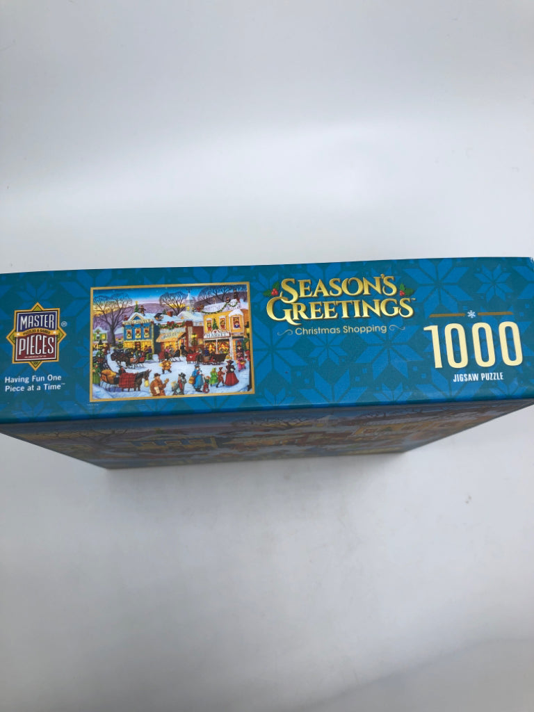 NIB CHRISTMAS SHOPPING PUZZLE.