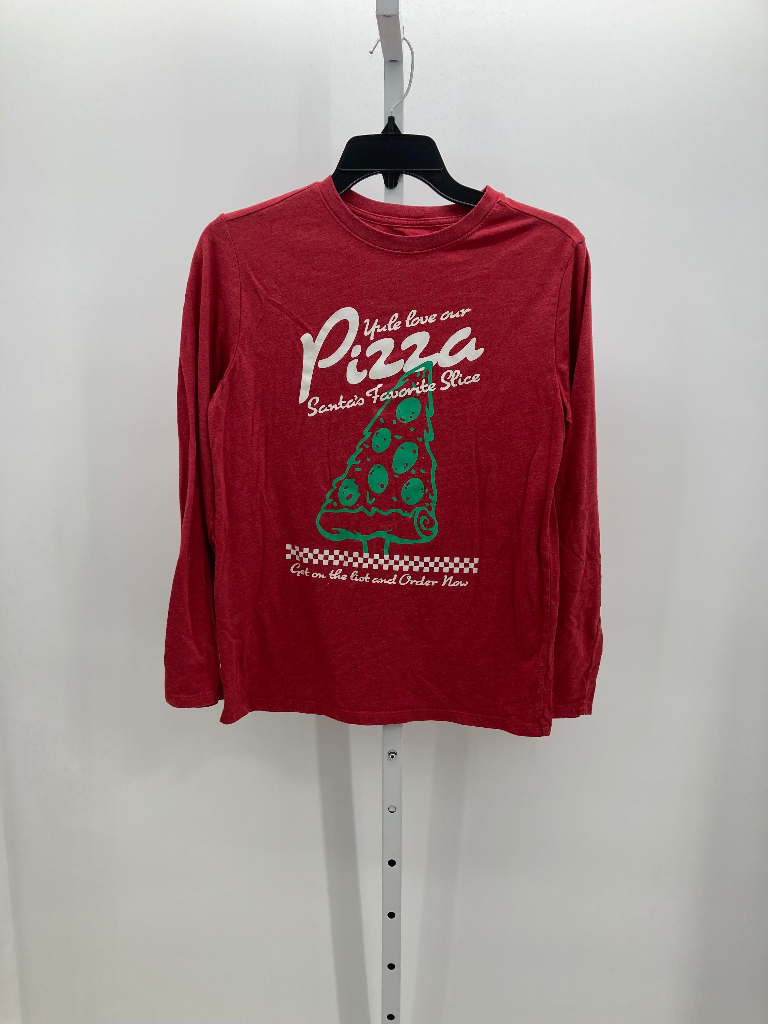 LONG SLV SHIRT YULE LOVE OUR PIZZA