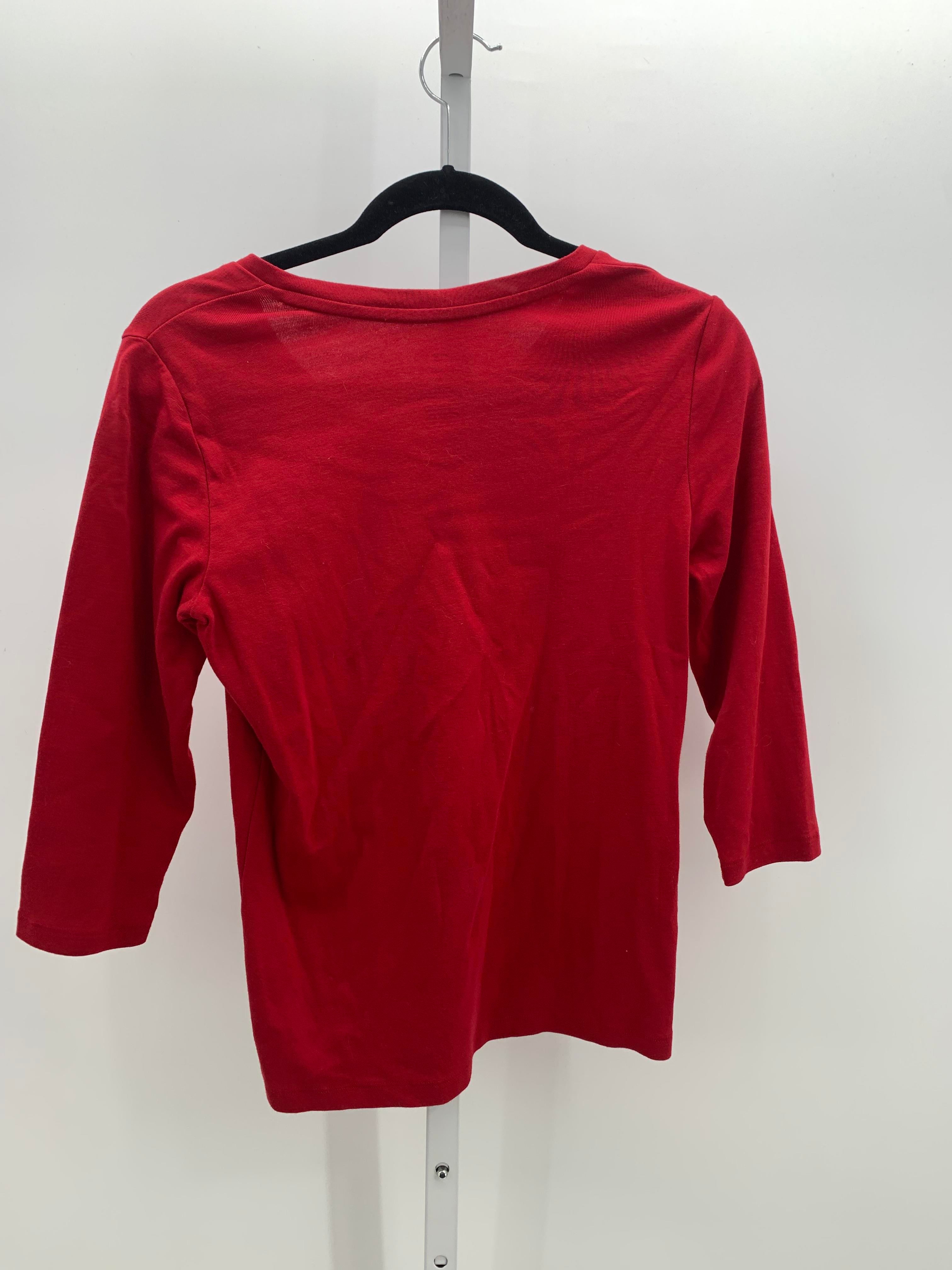 St. Johns Bay Size Small Misses 3/4 Sleeve Shirt