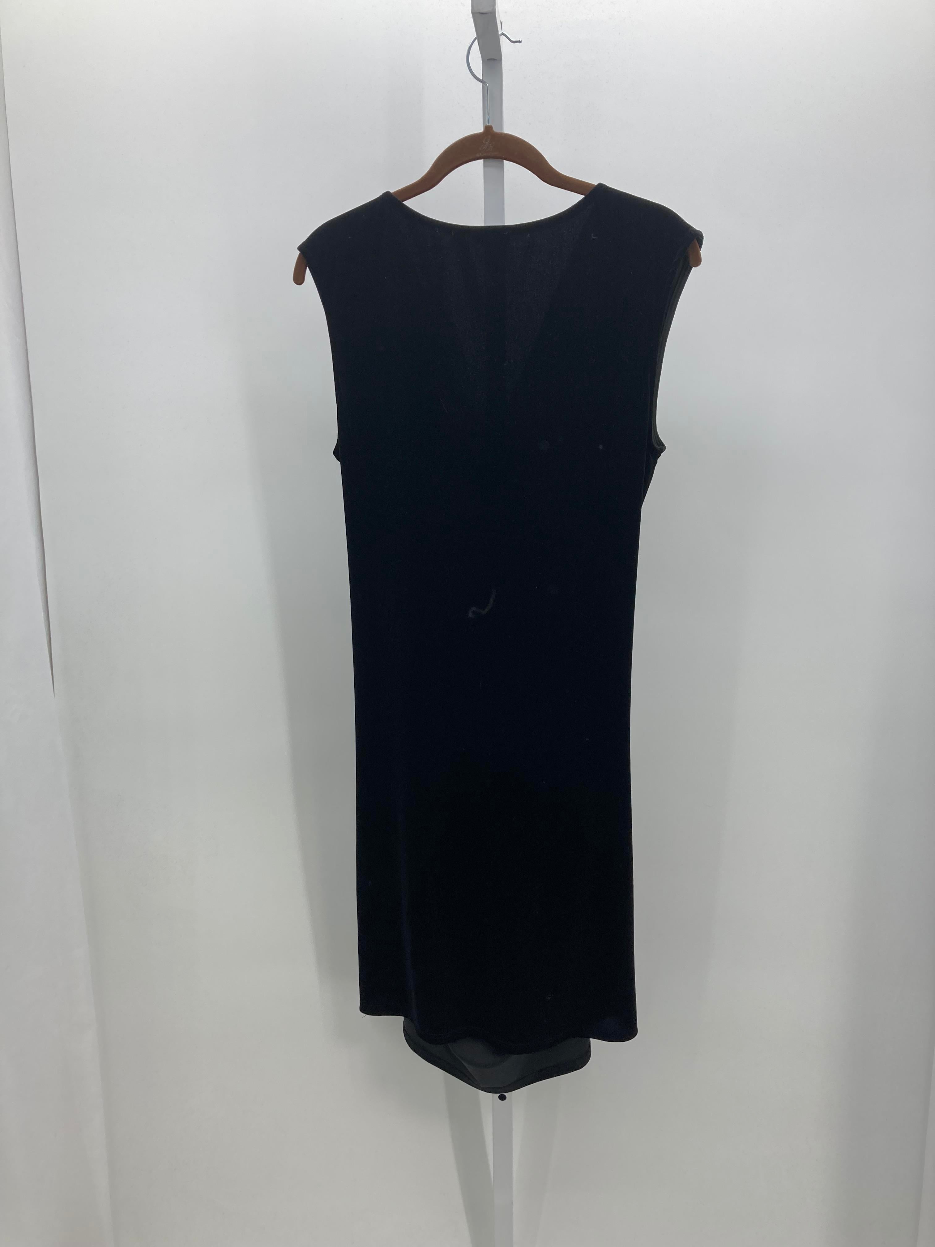 Black Size Extra Large Maternity Sleeveless Dress