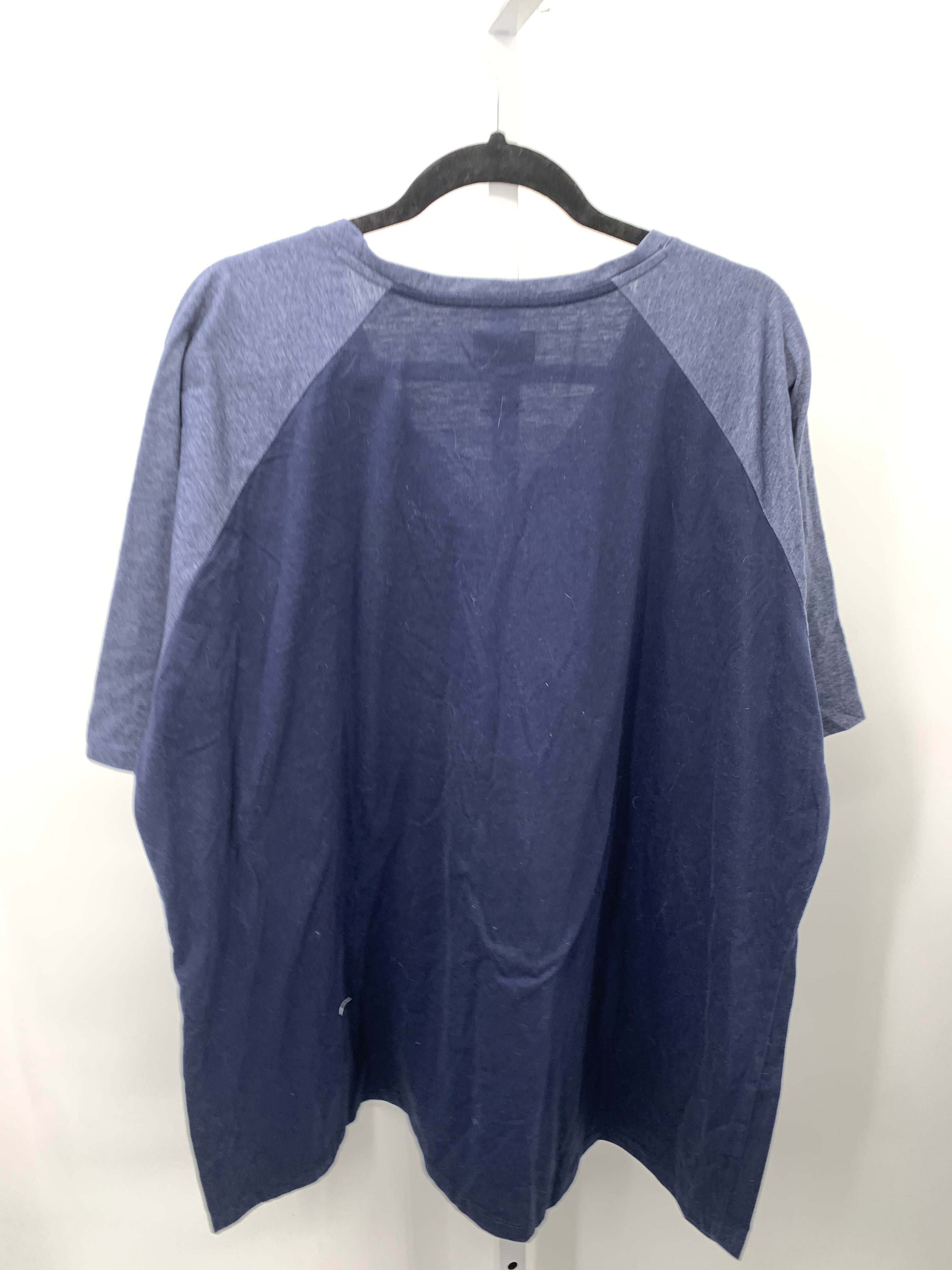 Majestic Size 4X Womens Short Sleeve Shirt